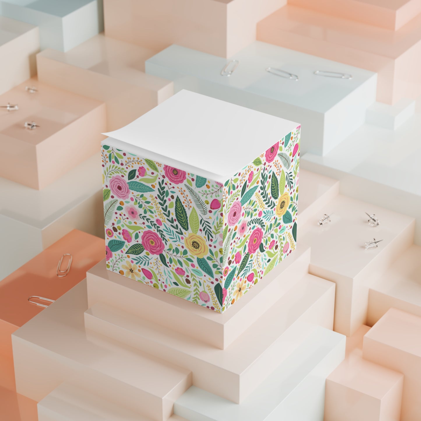 Sticky Note Cube, Bestie Blooms Collection