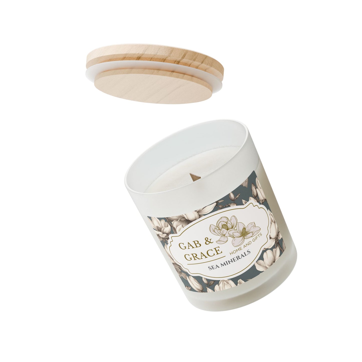 Gab & Grace Home Collection Candle, Sea Minerals, 11oz