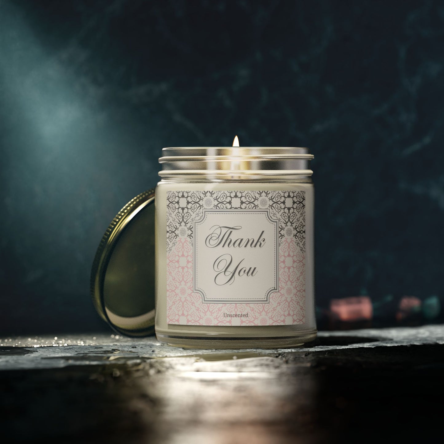 Thank You Candle, Unscented, 9oz