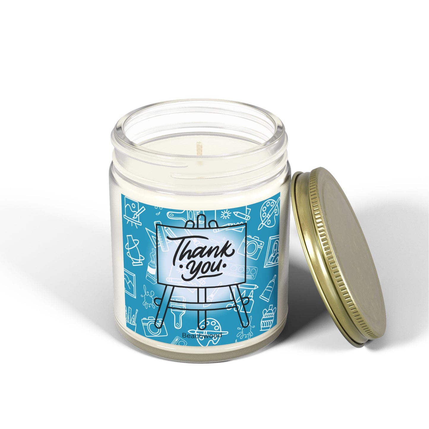 Thank You Art Teacher Candle, Beachwood, 9oz