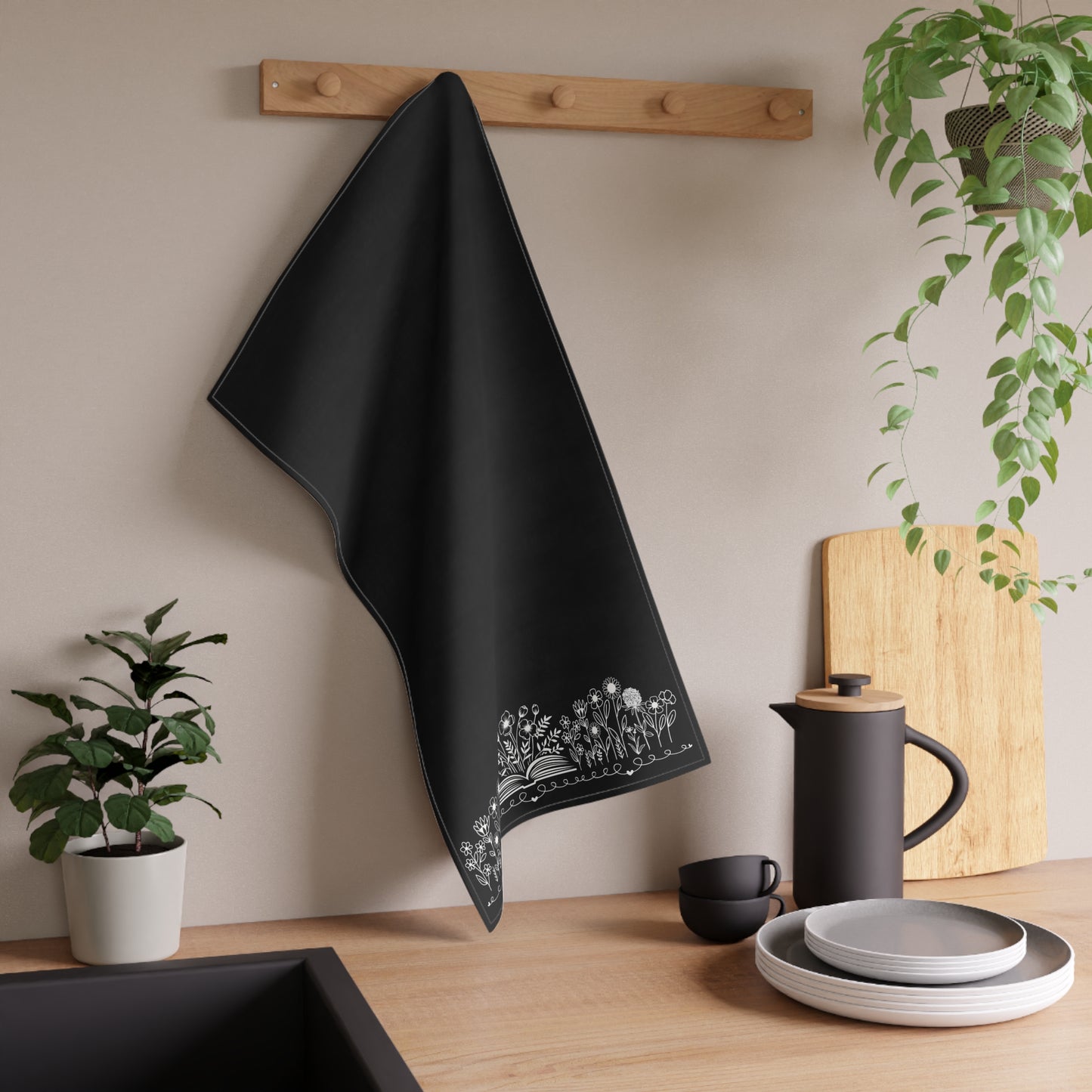 Wisdom & Bloom Tea Towel