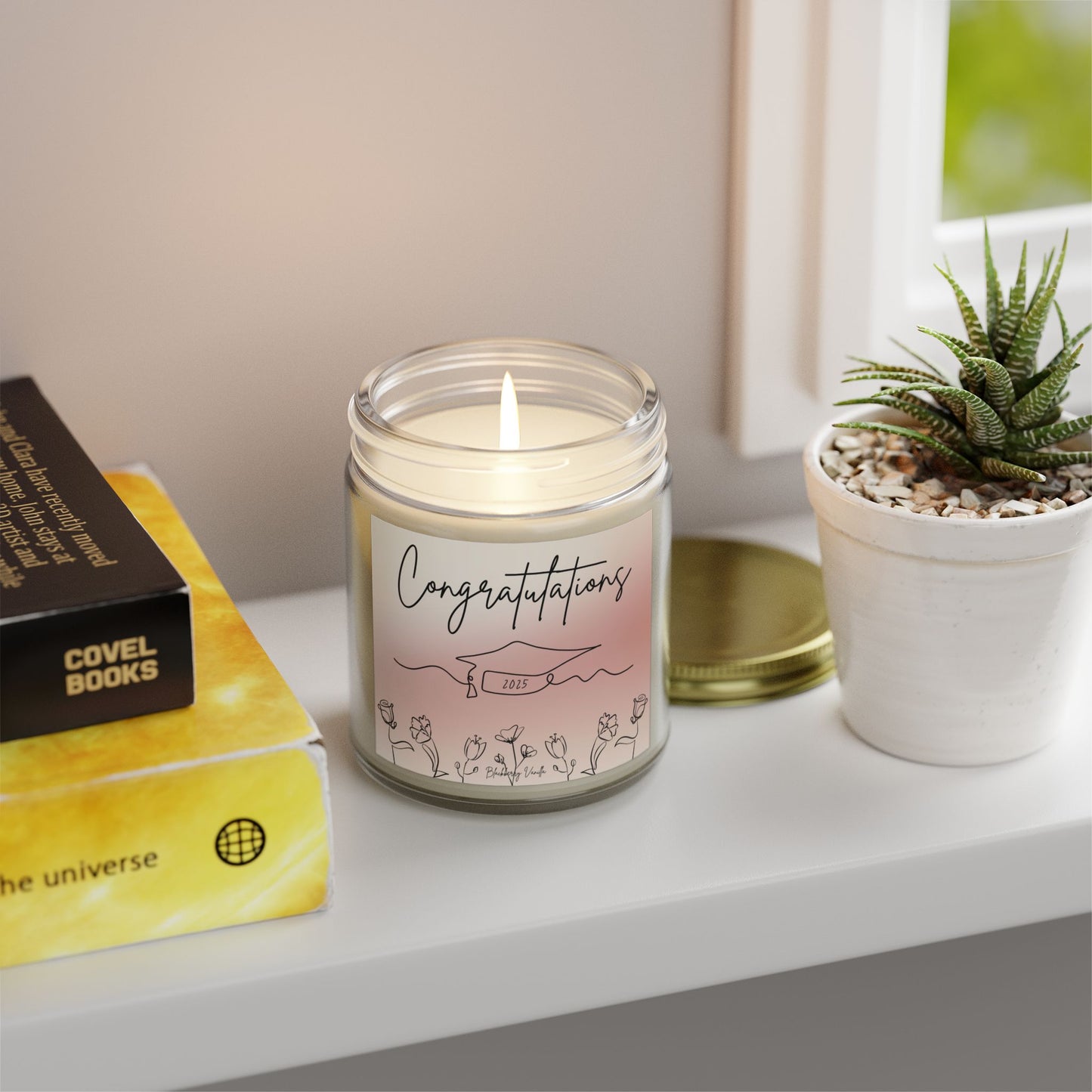 2025 Graduation, Blackberry Vanilla Candle, 9oz