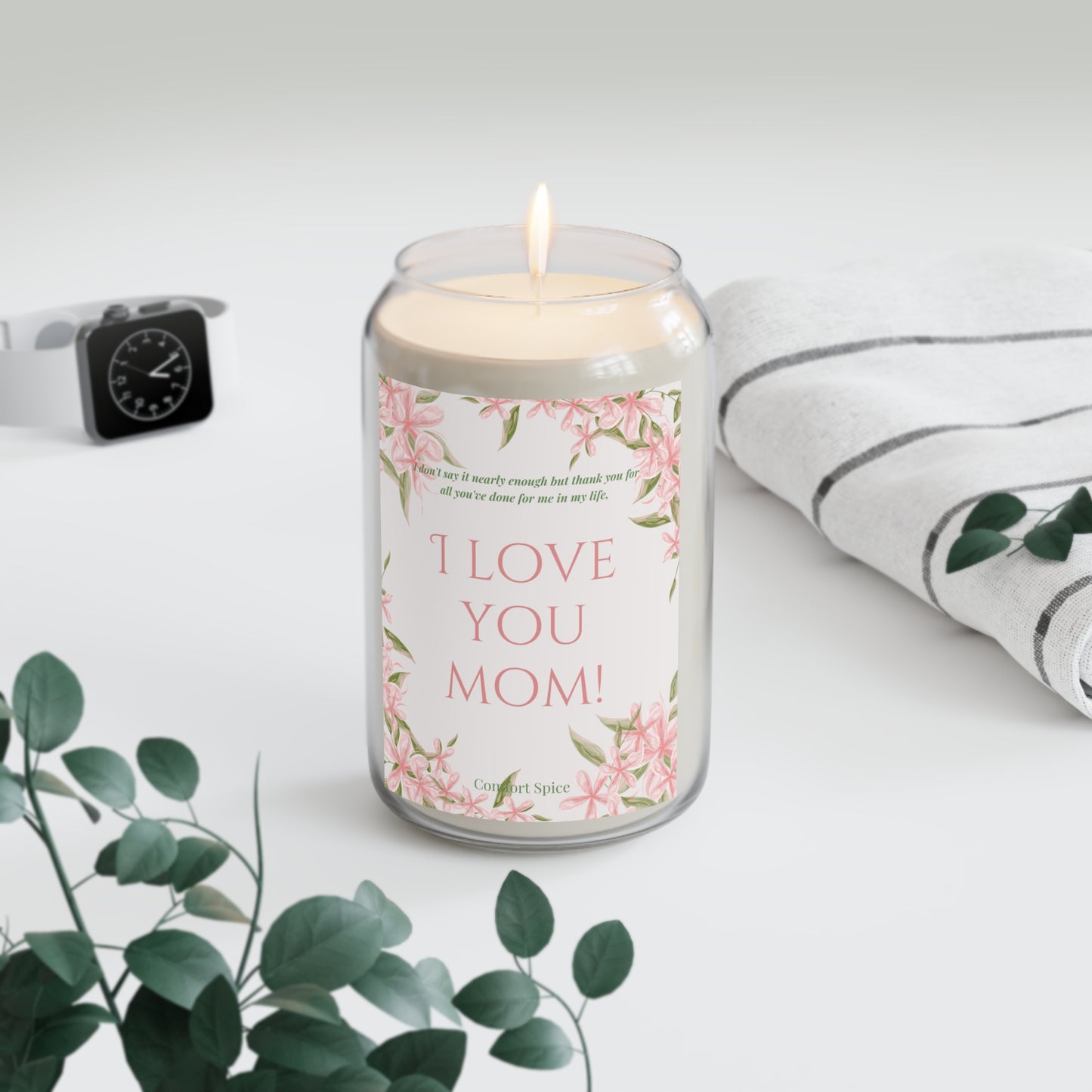 I Love You Mom Scented Candle, Comfort Spice, 13.75oz