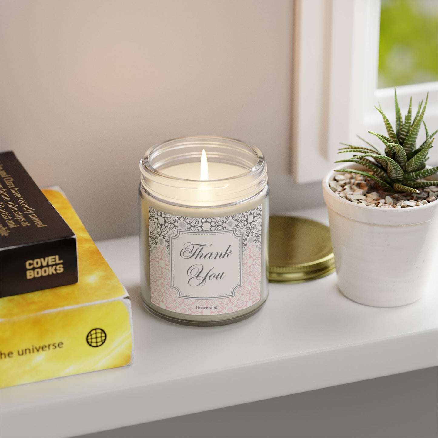 Thank You Candle, Unscented, 9oz