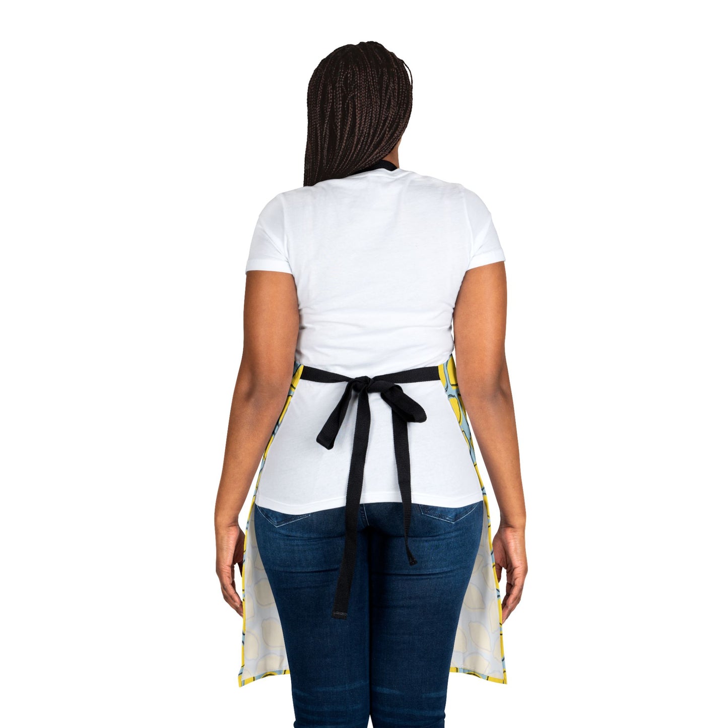 Sunny Lemon Print Apron