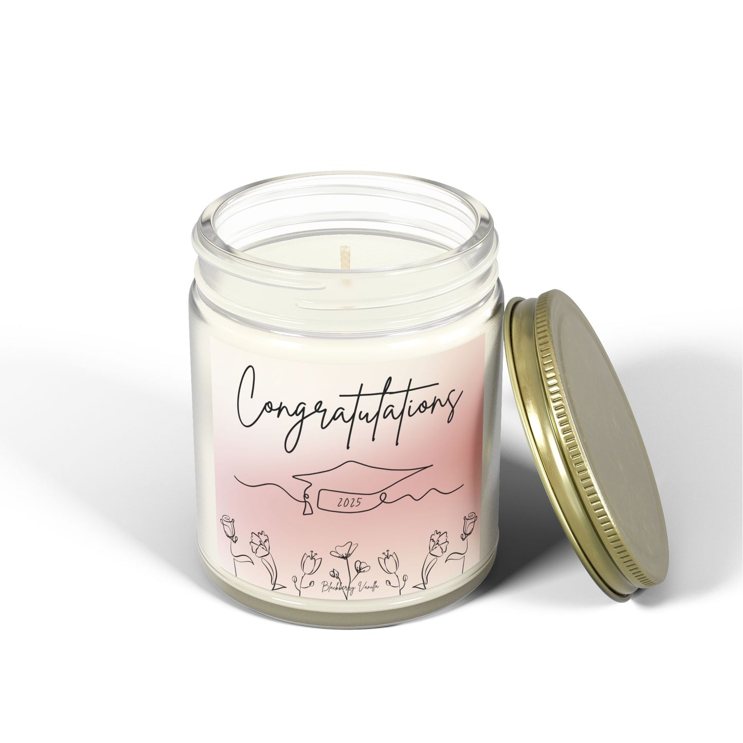 2025 Graduation, Blackberry Vanilla Candle, 9oz