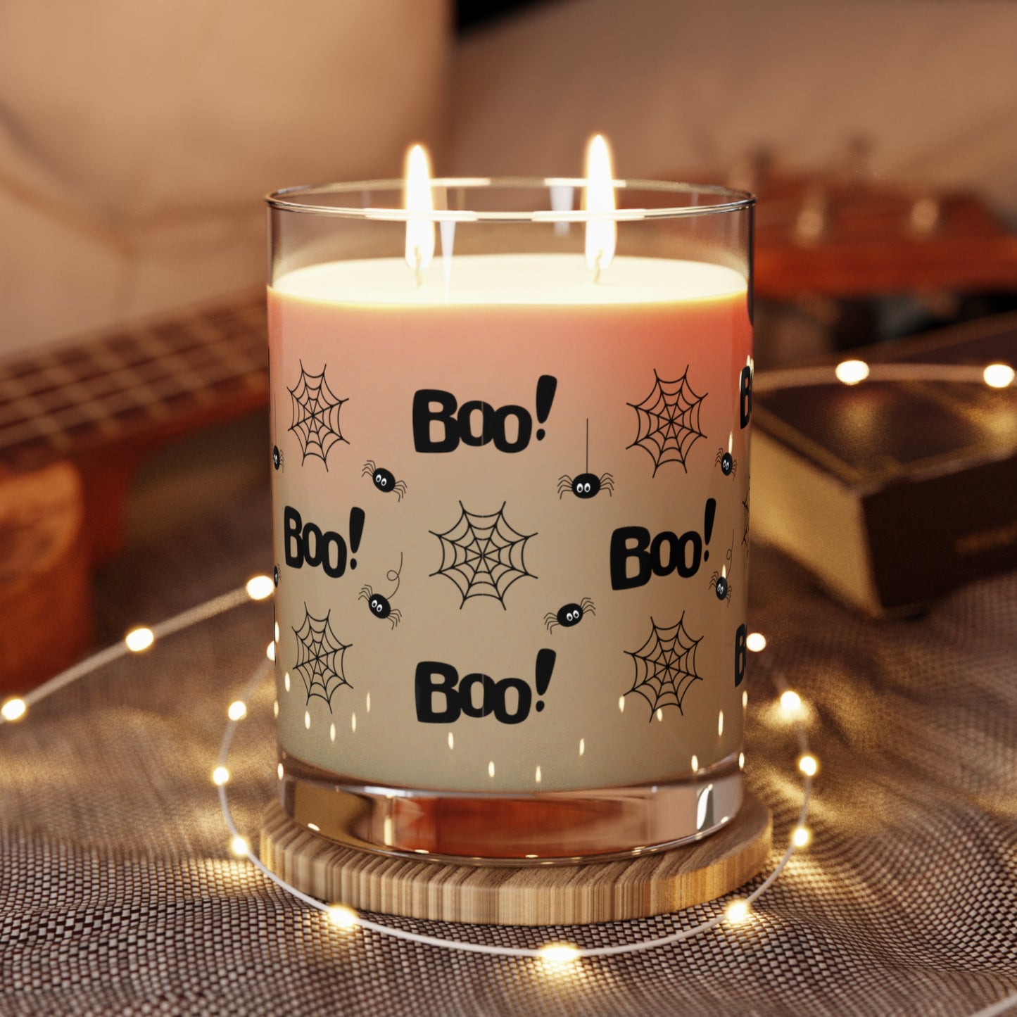 Boo! Halloween Candle, Minted Lavender & Sage, 11oz