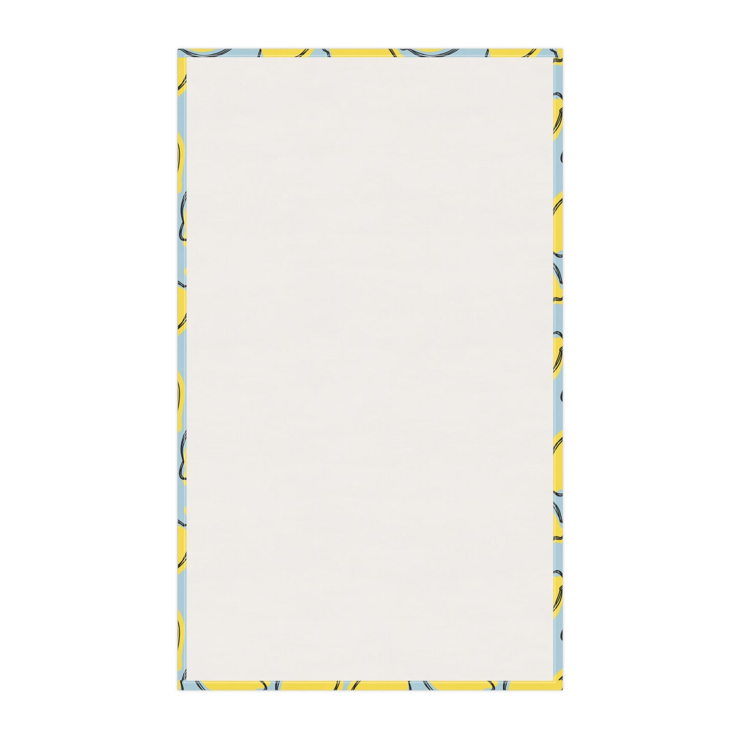 Sunny Lemon Print Tea Towel