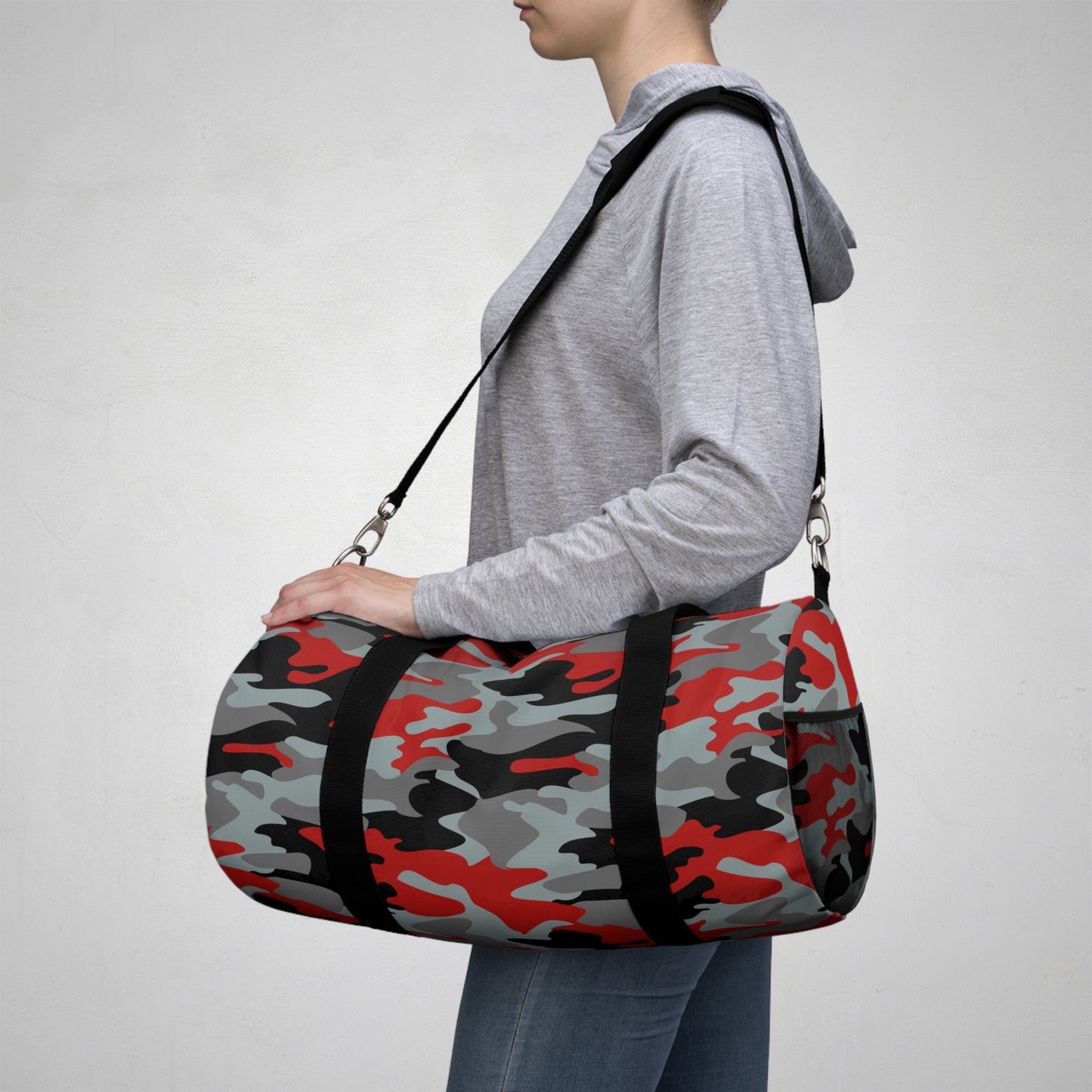 Red Camo Duffel