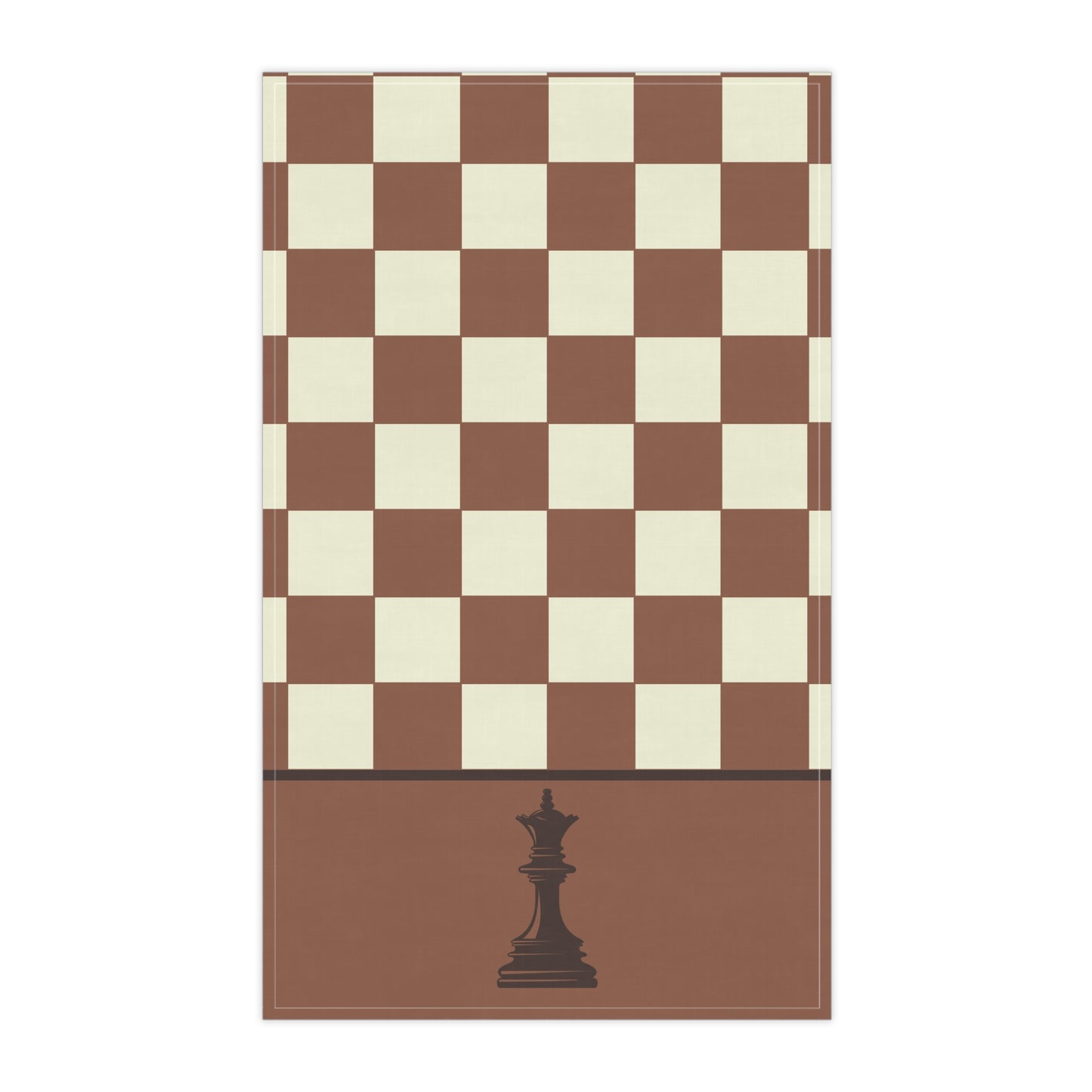 Chess-Themed Tea Towel, Queen