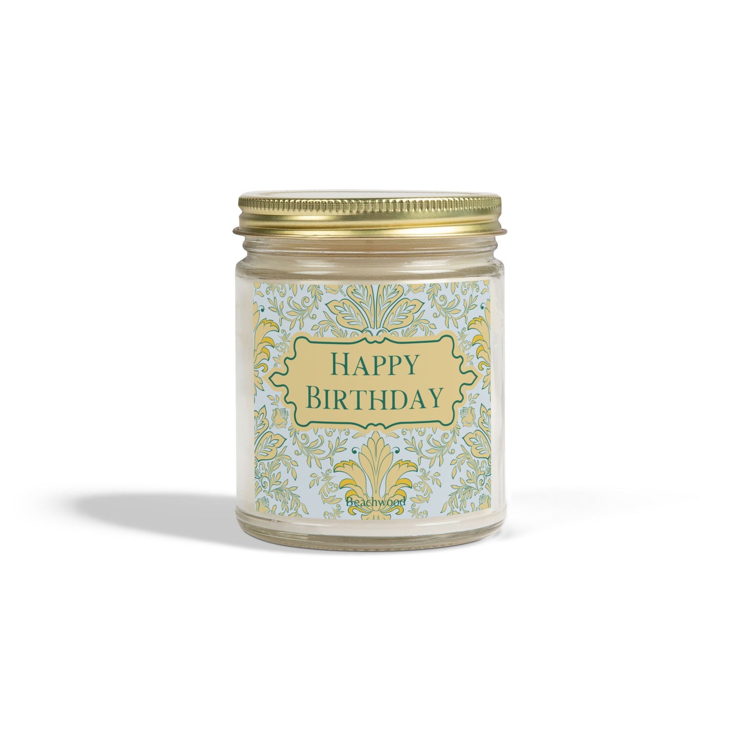 Happy Birthday Candle, Beachwood, 9oz