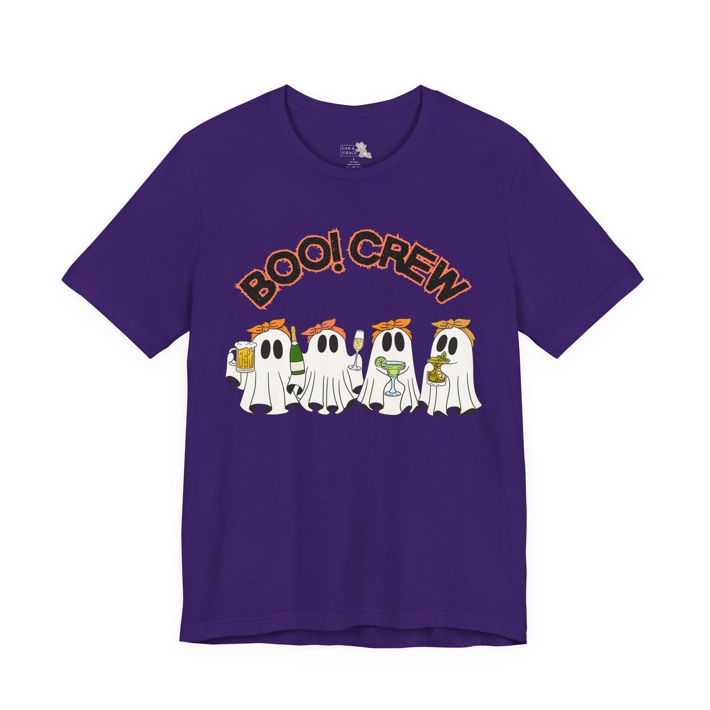 Boo! Crew Adult Halloween Tee