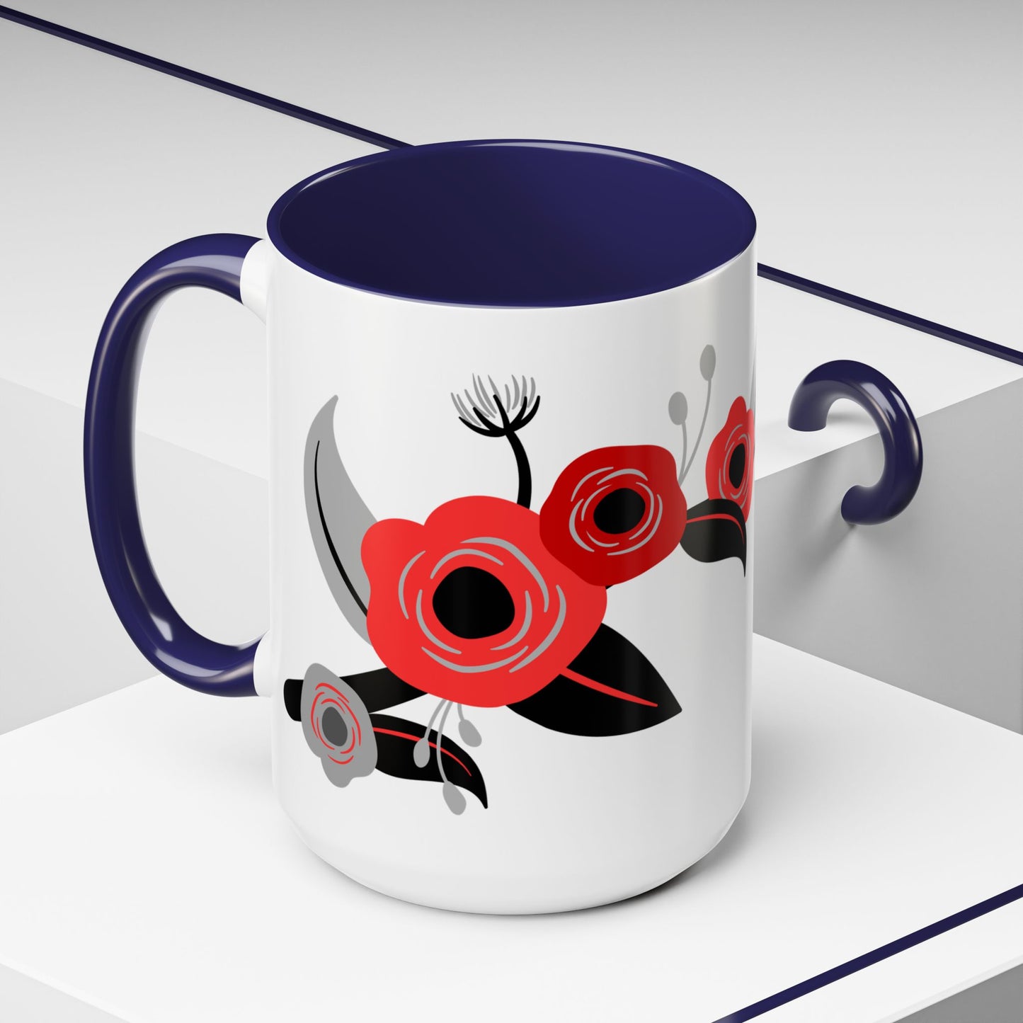 Thank You Coffee Mug, Black, 15oz.