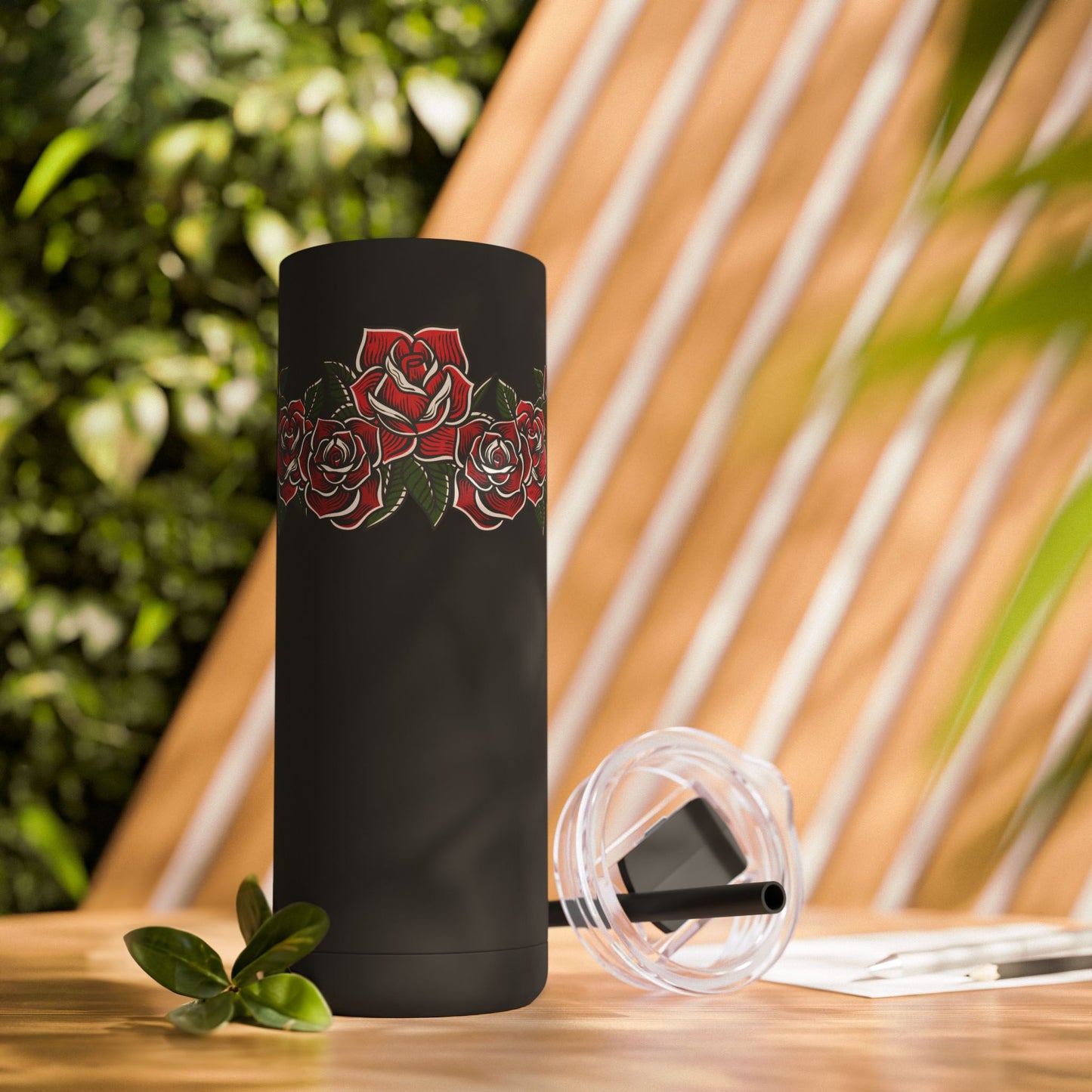 Tattoo Roses Tumbler, 20oz