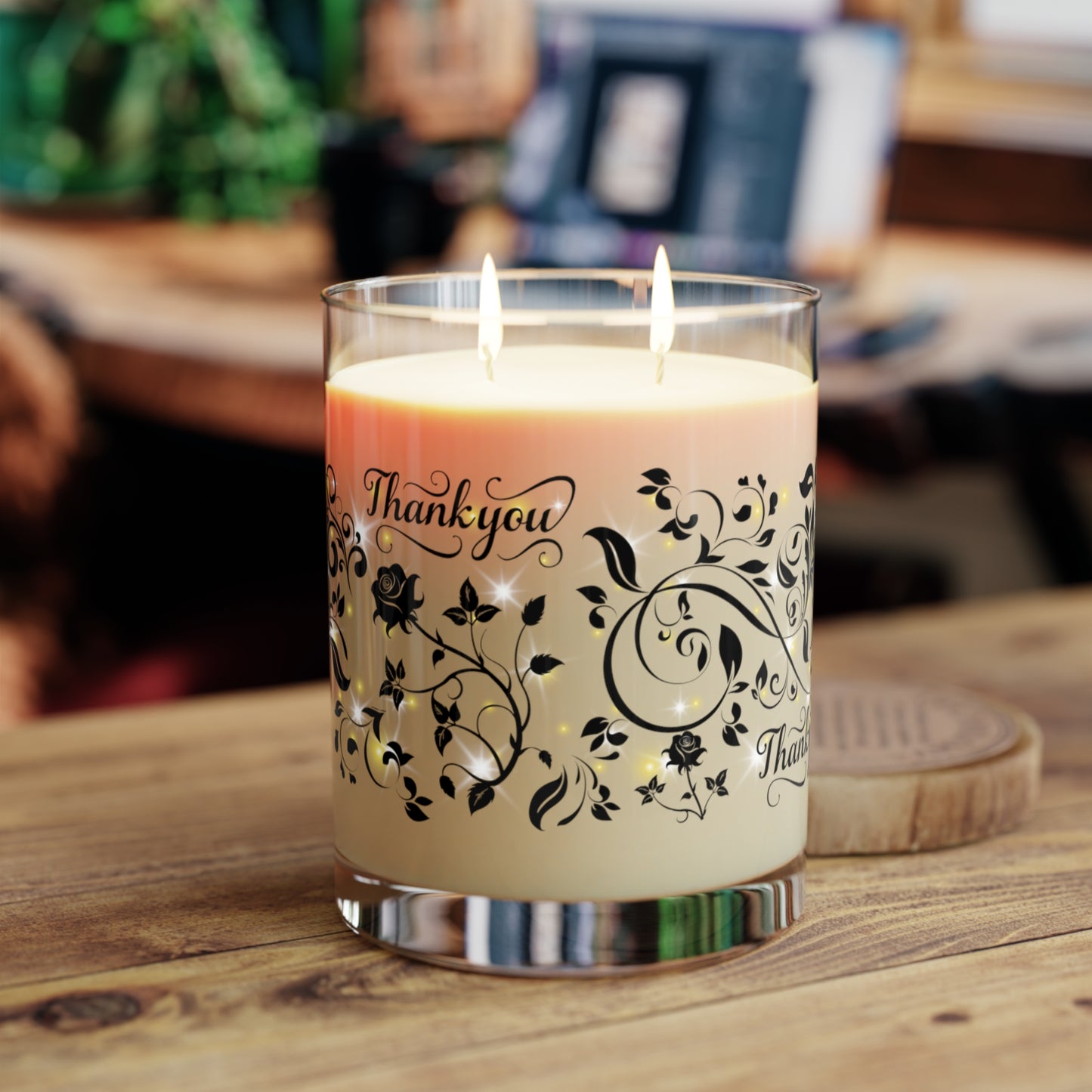 Black Thank You Candle, 11oz