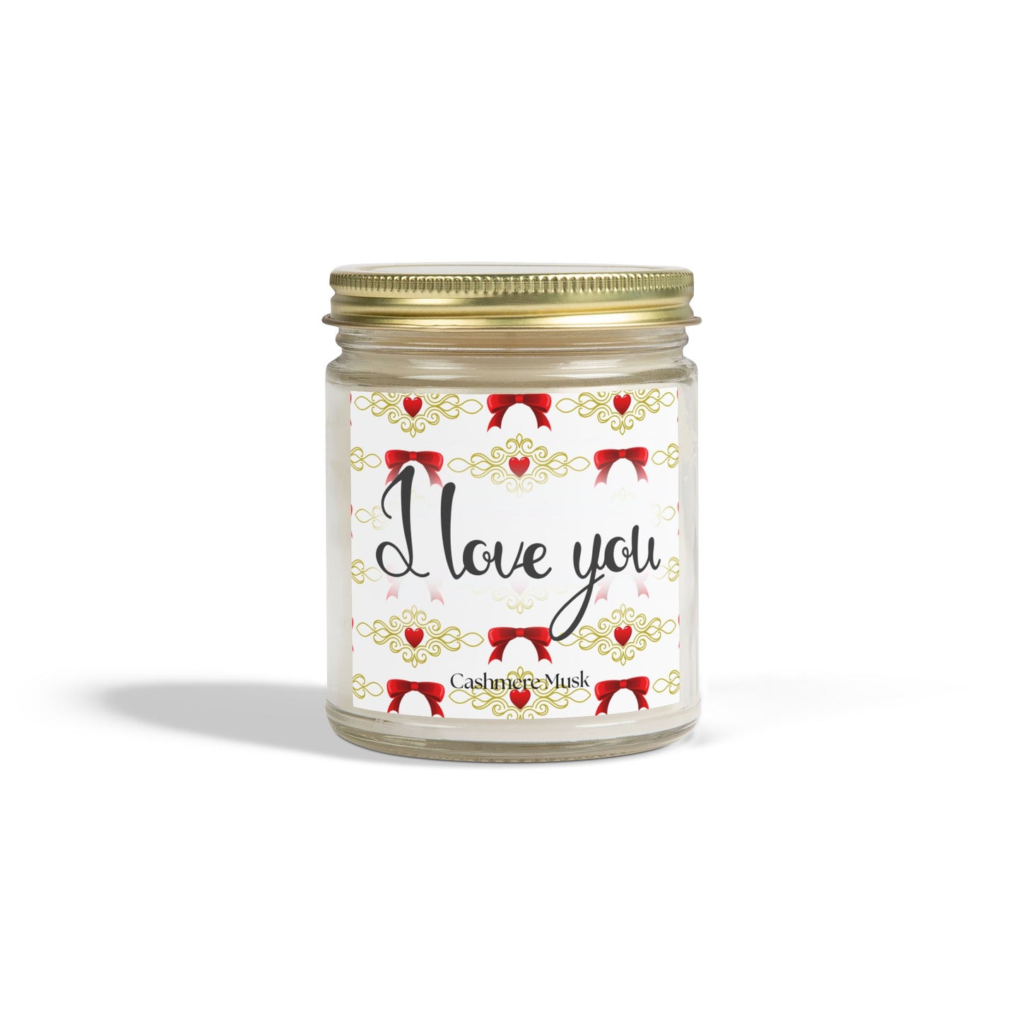 I Love You Candle, Cashmere Musk, 9oz