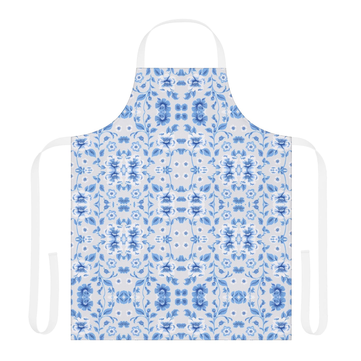 Blue Floral Apron