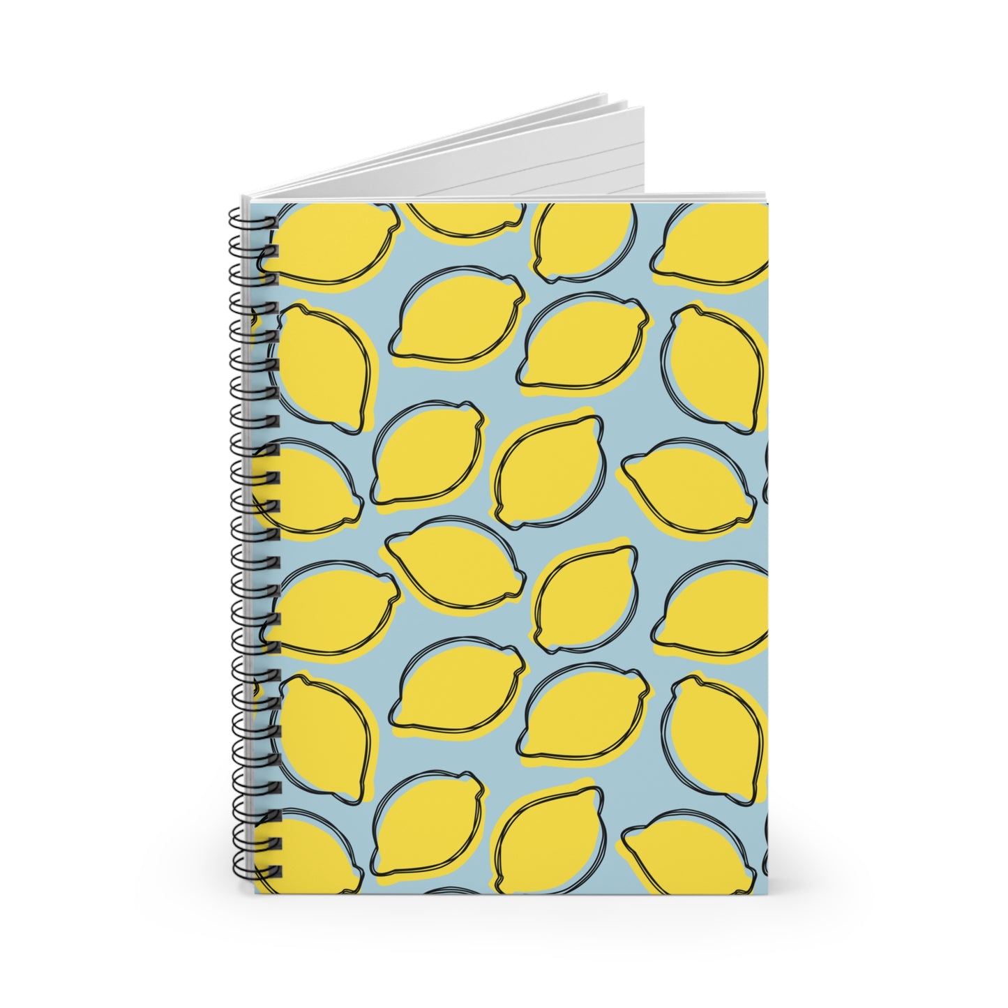 Sunny Lemons Spiral Notebook