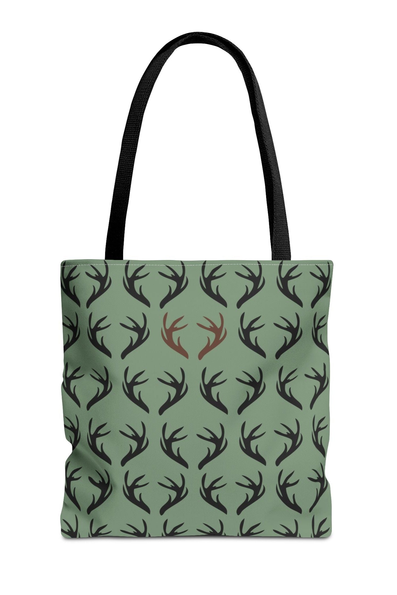 Rustic Antler Print Tote Bag