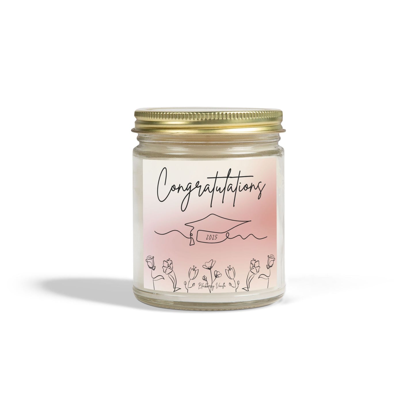 2025 Graduation, Blackberry Vanilla Candle, 9oz