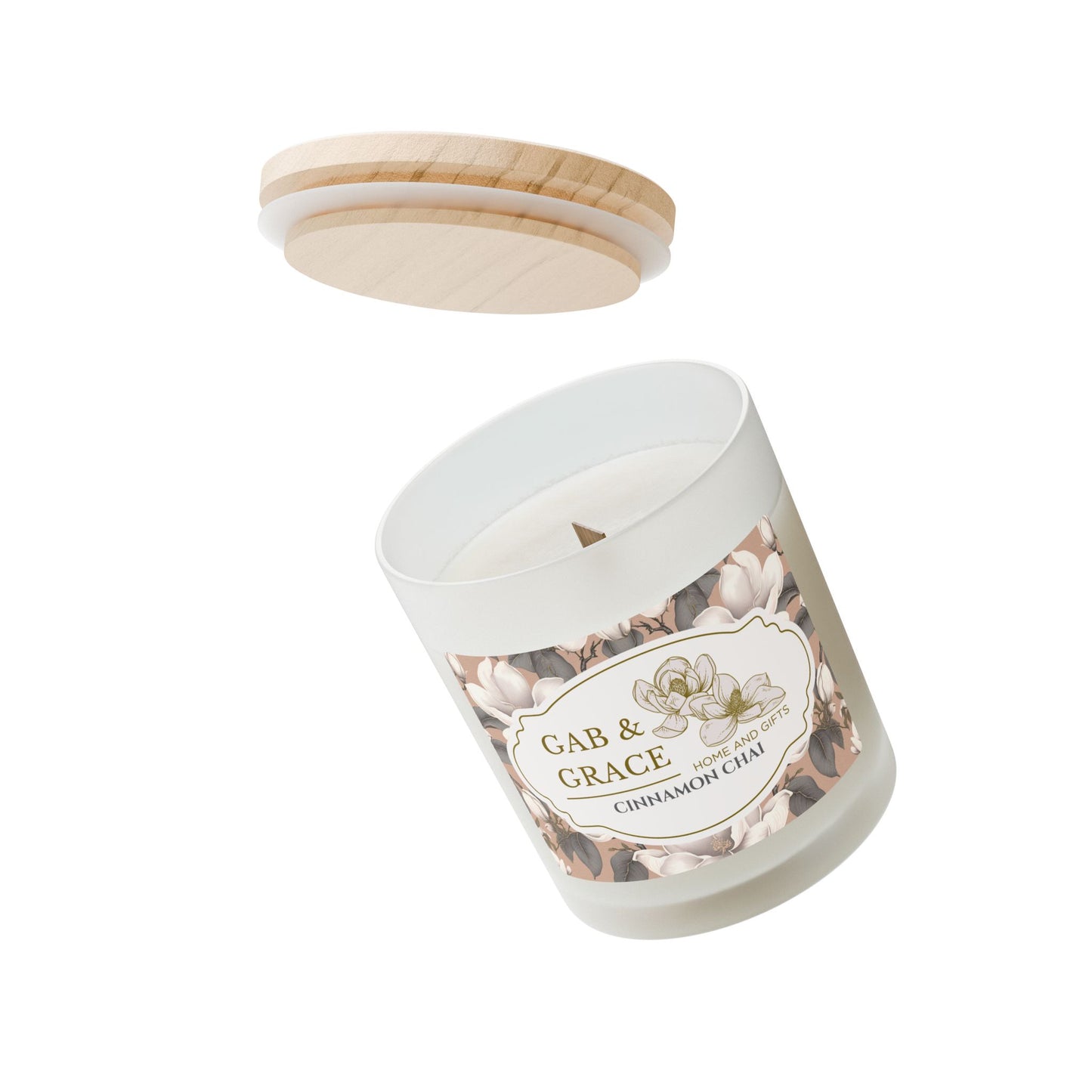 Gab & Grace Home Collection Candle, Cinnamon Chai, 11oz