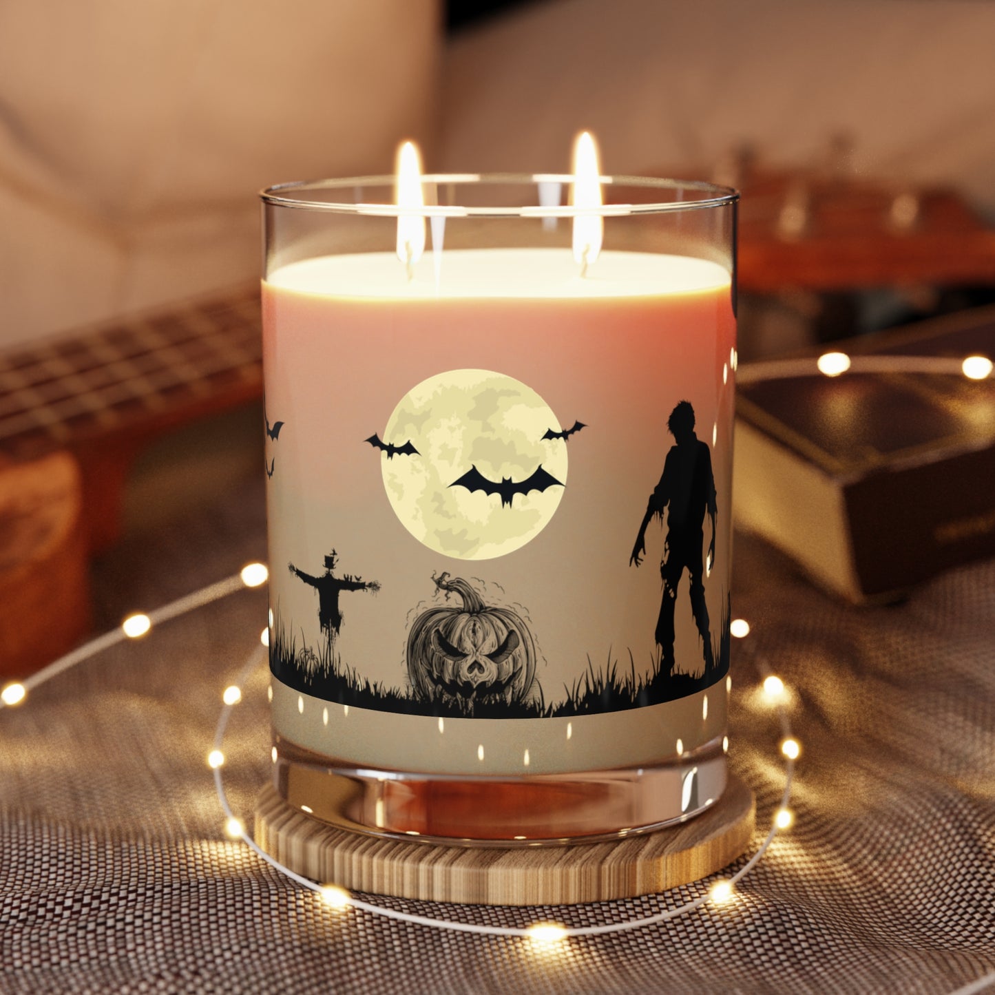 The Spooky Yard Halloween Candle, Ocean Mist & Moss, 11oz