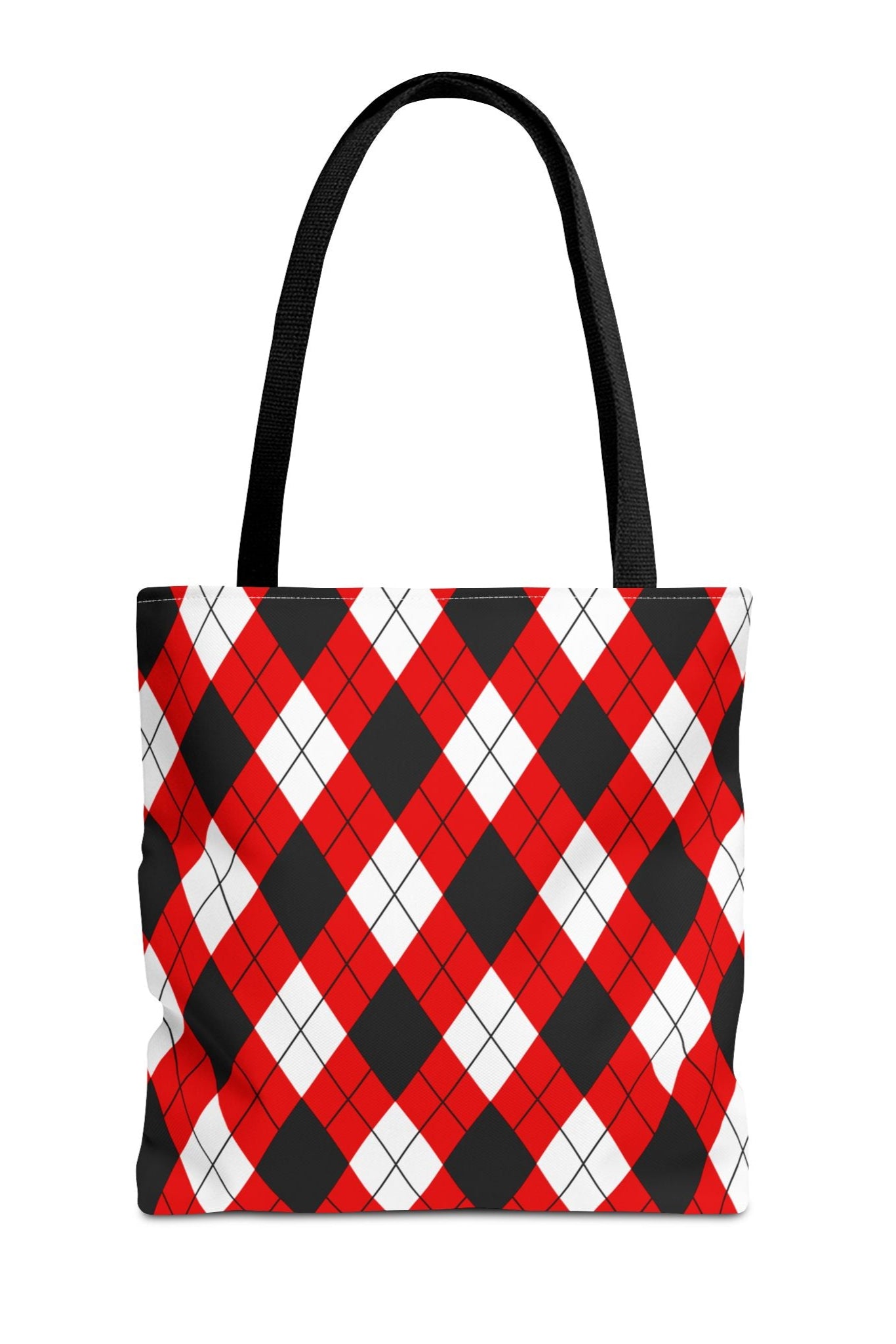 Red & Black Tote Bag