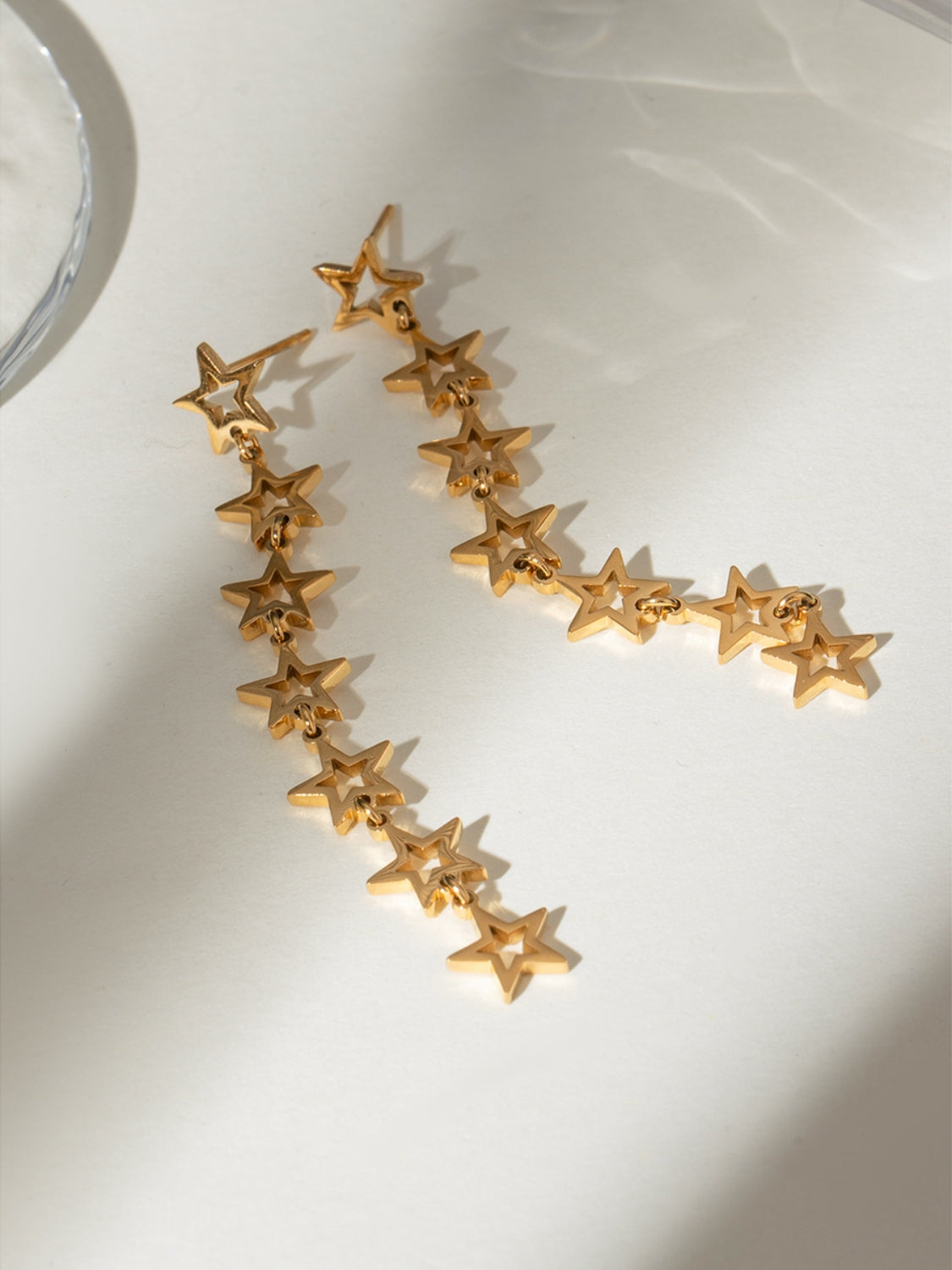 Cutout Star Earrings