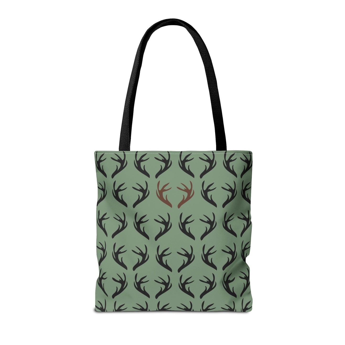 Rustic Antler Print Tote Bag