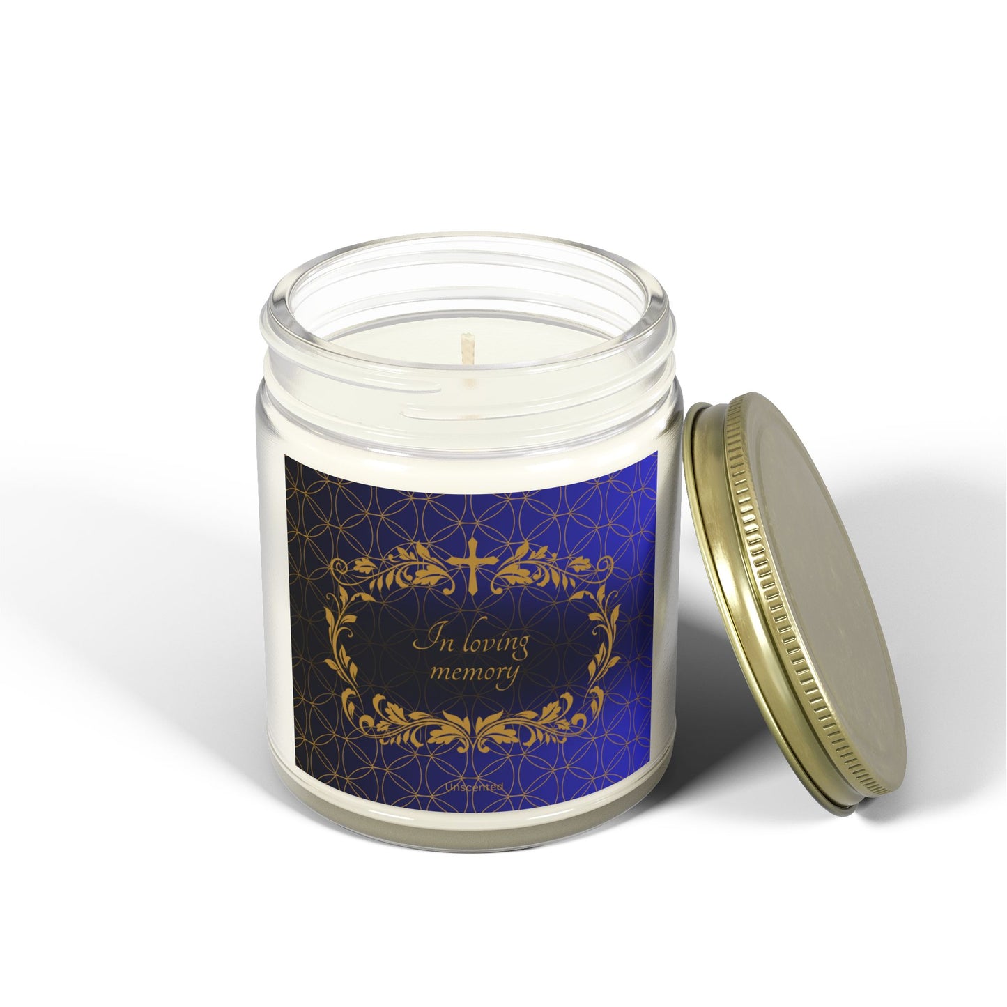 Memorial Candle, Unscented, 9oz