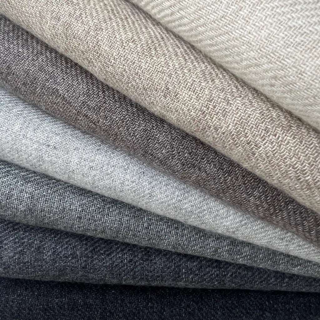 Black Handloom Cashmere Scarf