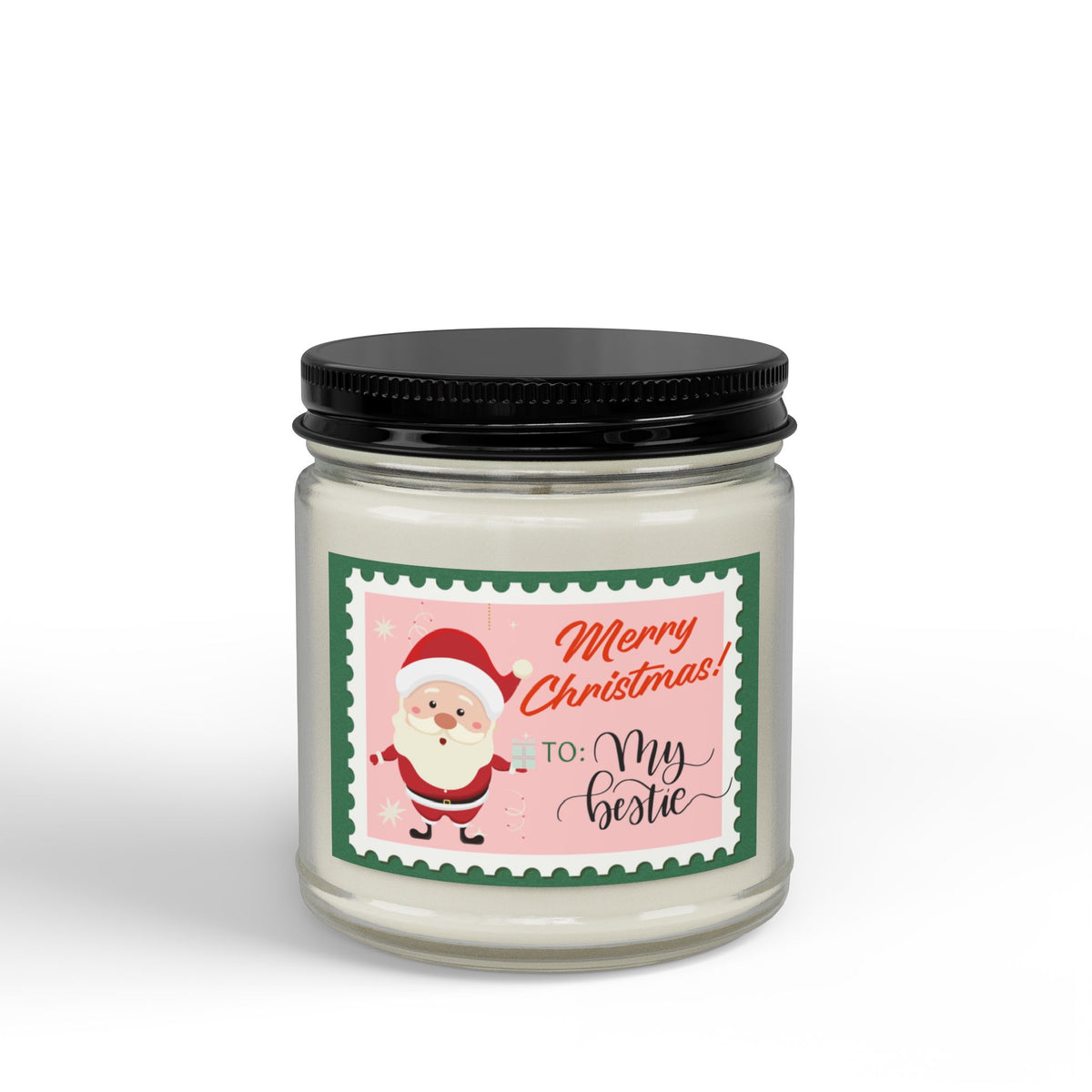 Santa Candle & Socks Gift Set