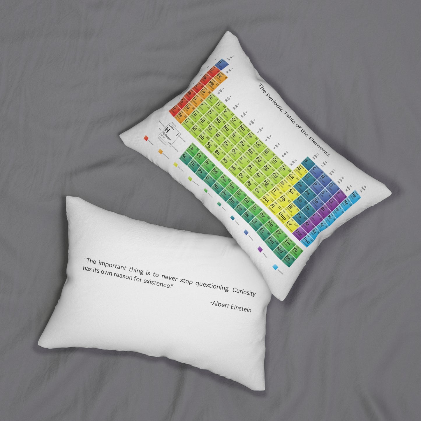 Periodic Table Lumbar Pillow
