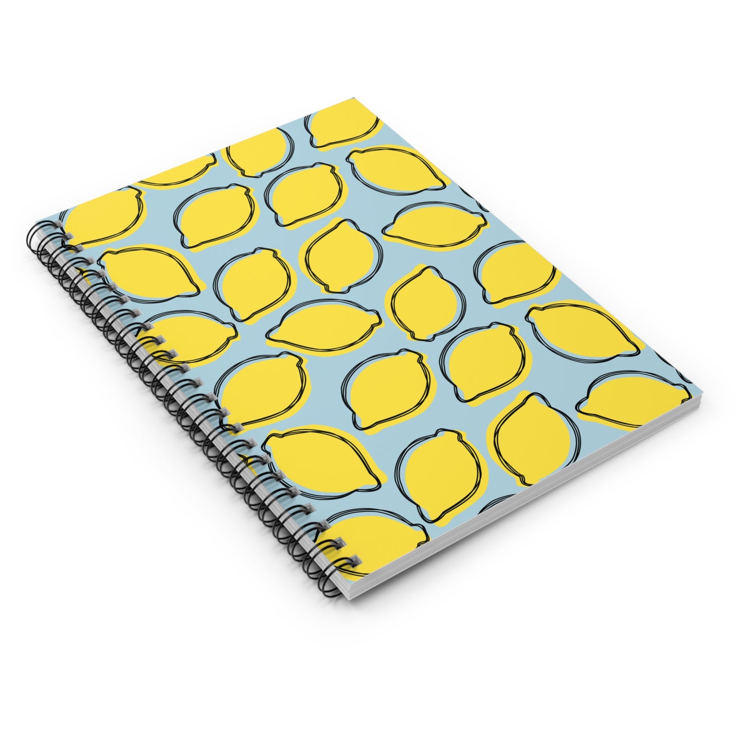 Sunny Lemons Spiral Notebook