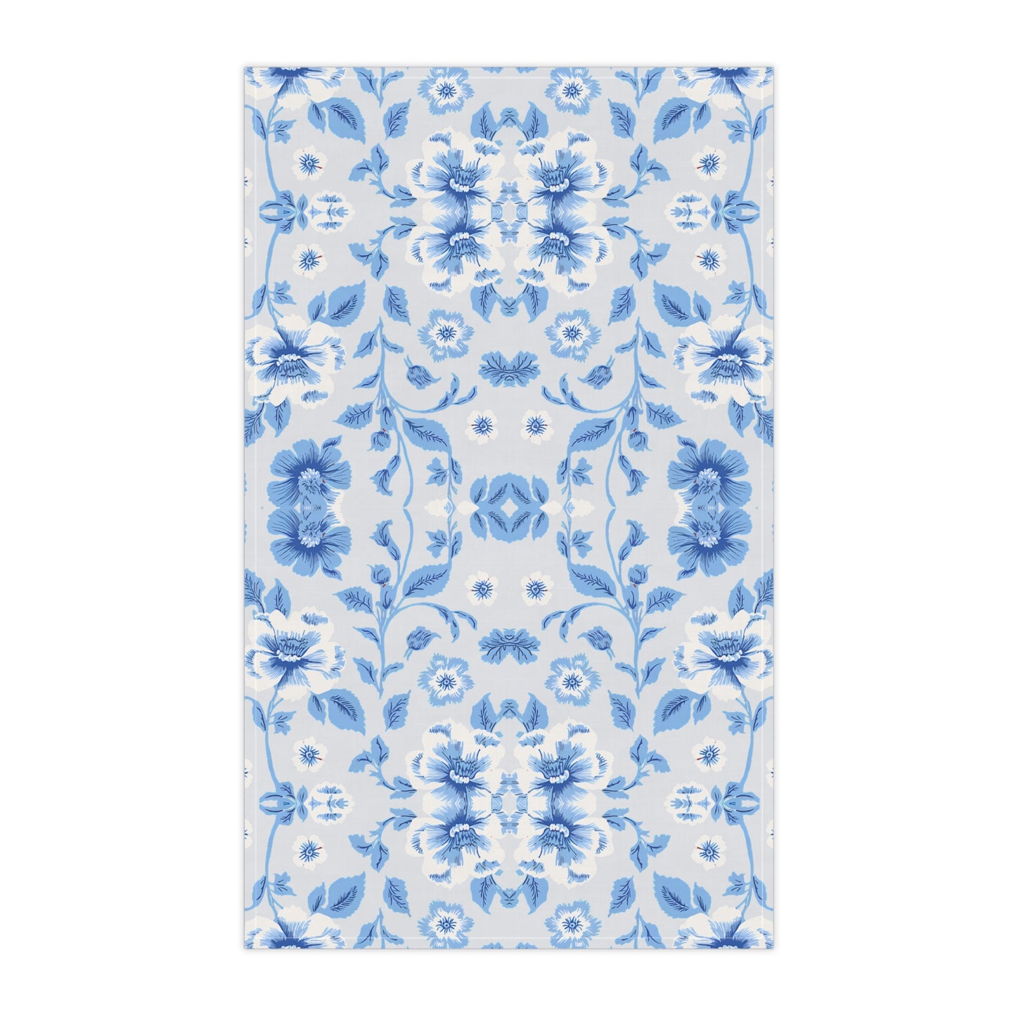 Blue Floral Tea Towel