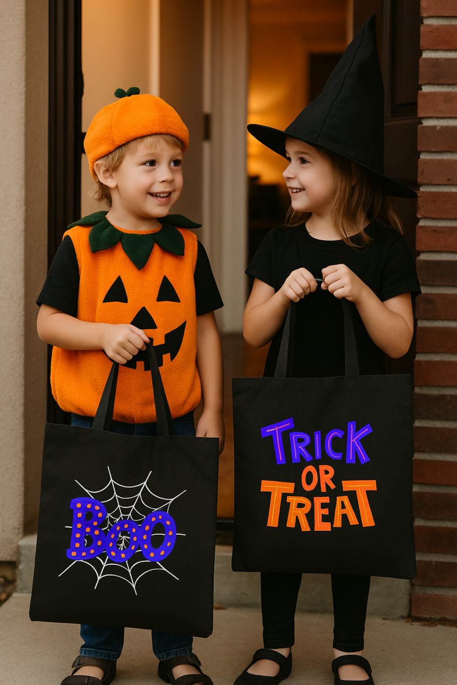 Trick or Treat Boo Bag, 15x16