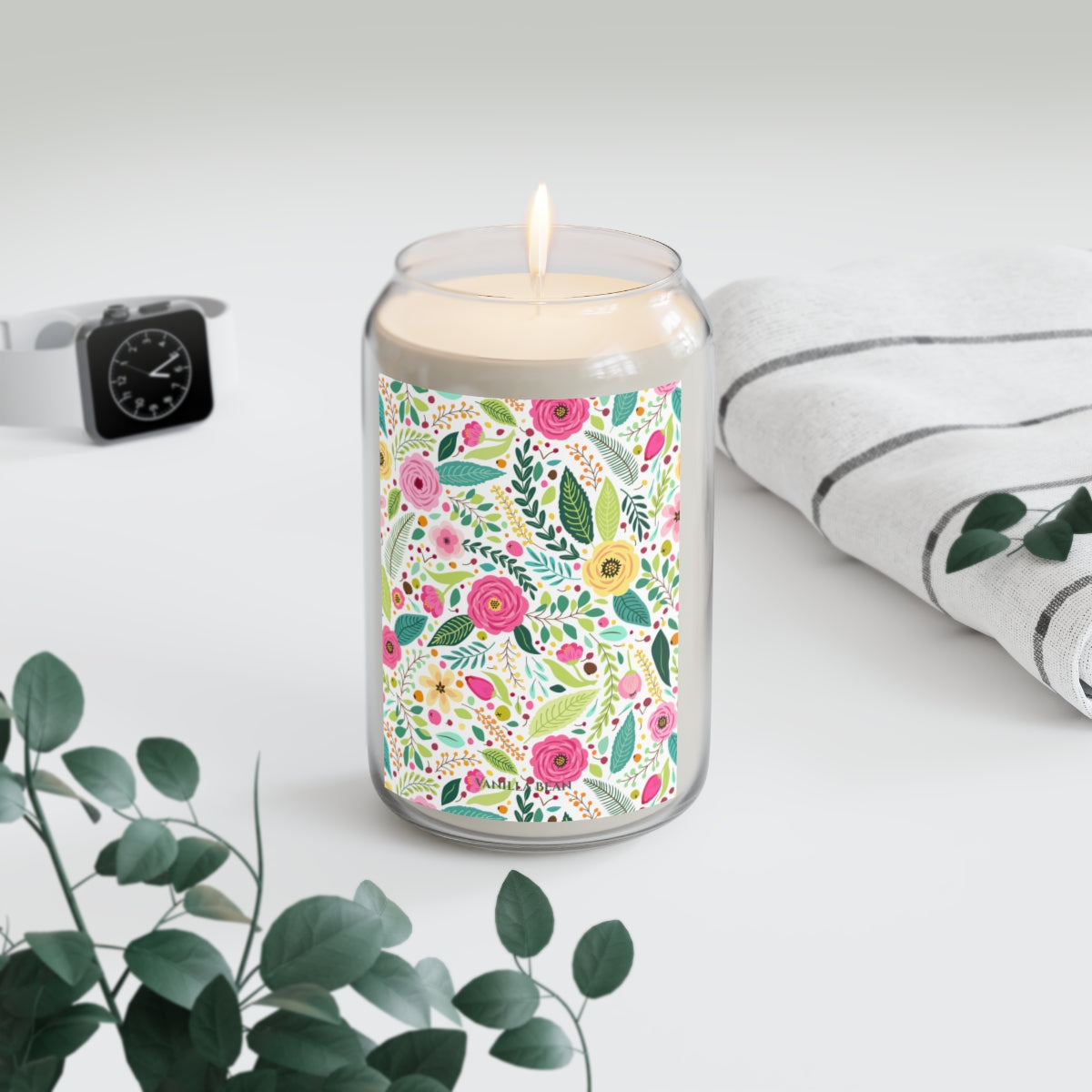 Bestie Blooms Collection, Vanilla Bean Scent, 13.75oz, Various Messages