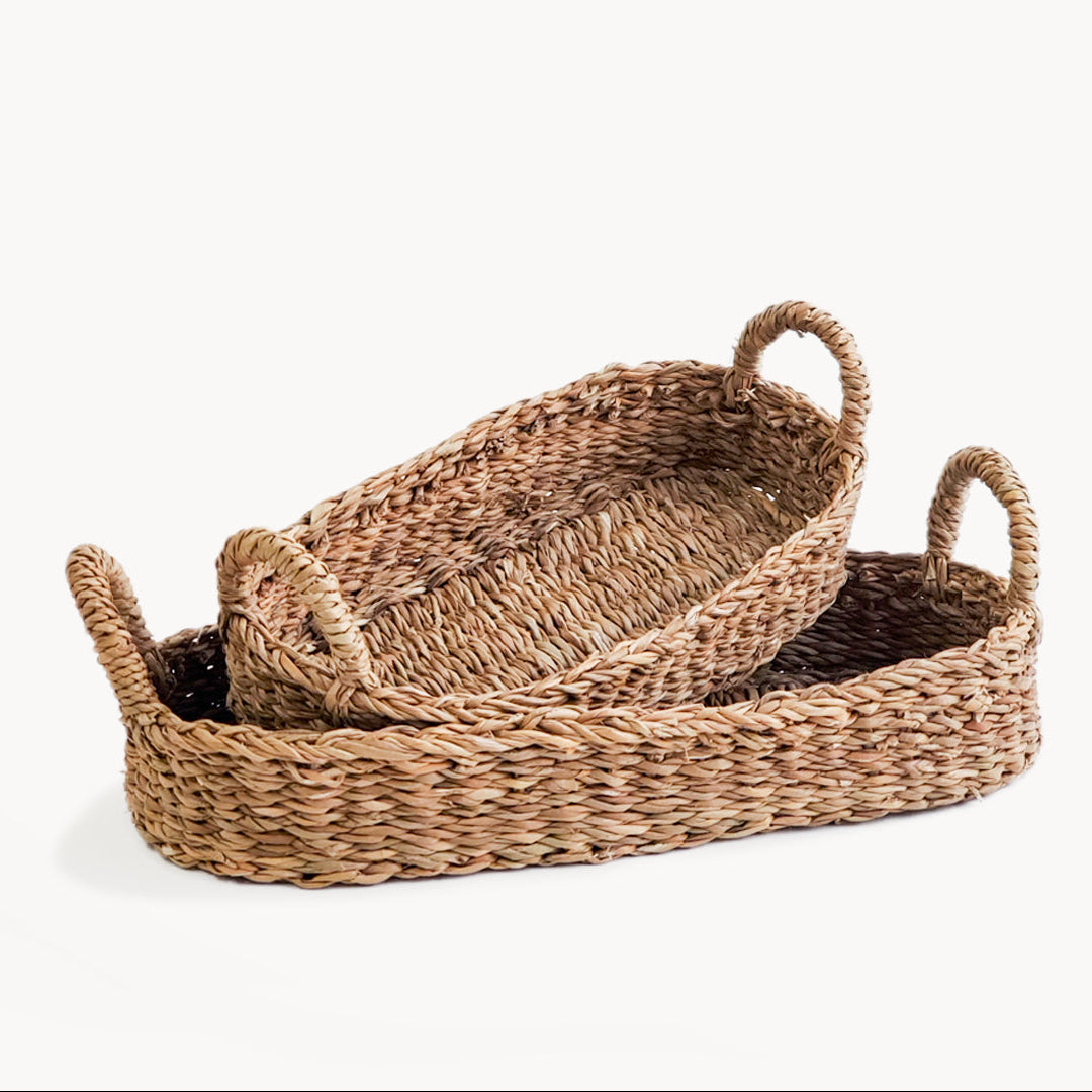 Savar Bread Basket with Natural Handle-0