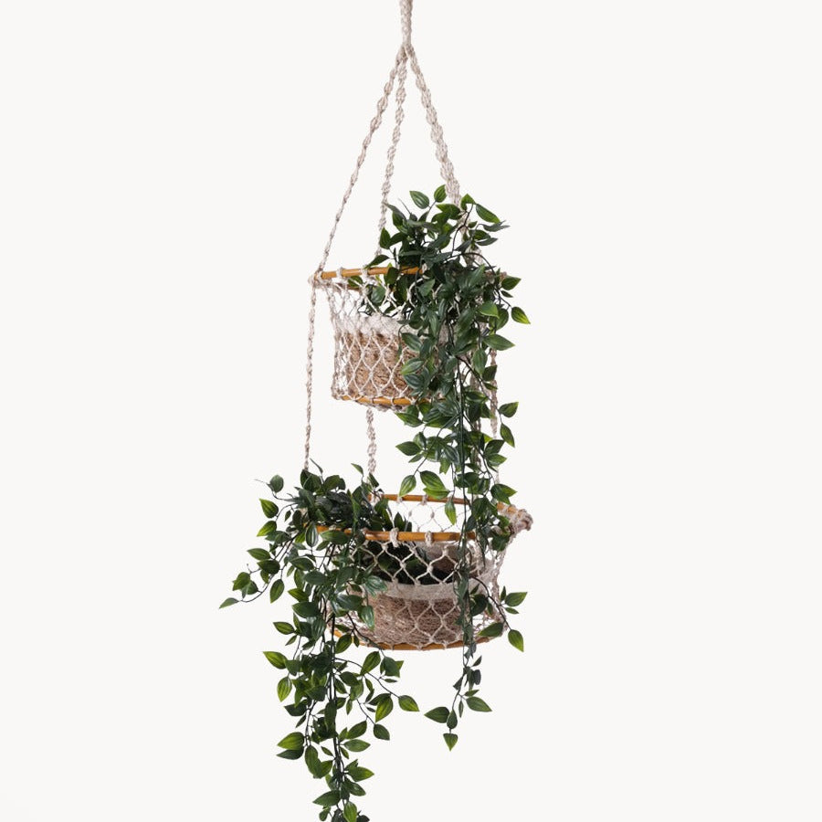 Jhuri Double Hanging Basket-0