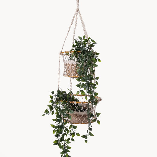 Jhuri Double Hanging Basket-0