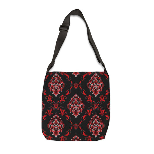 Victorian Halloween Adjustable Tote Bag 16x16
