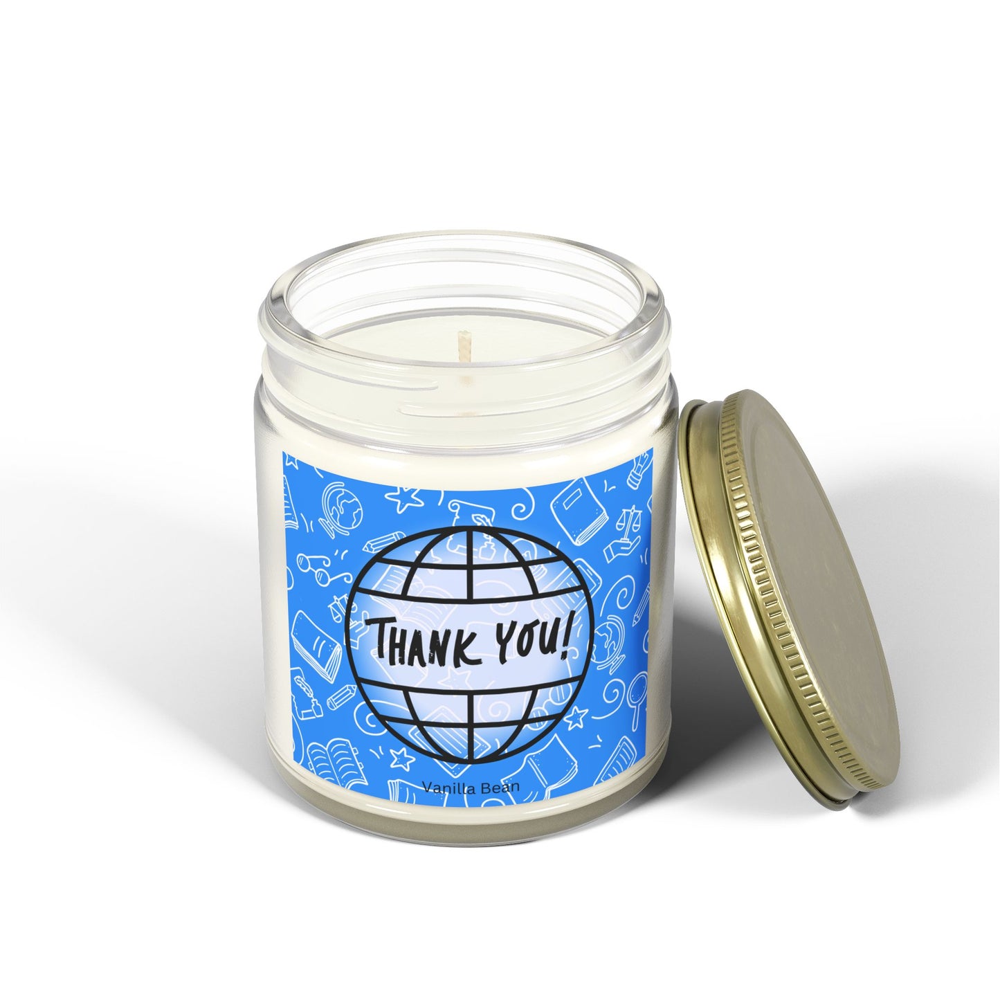 Thank You Social Studies Teacher Candle, Vanilla Bean, 9oz