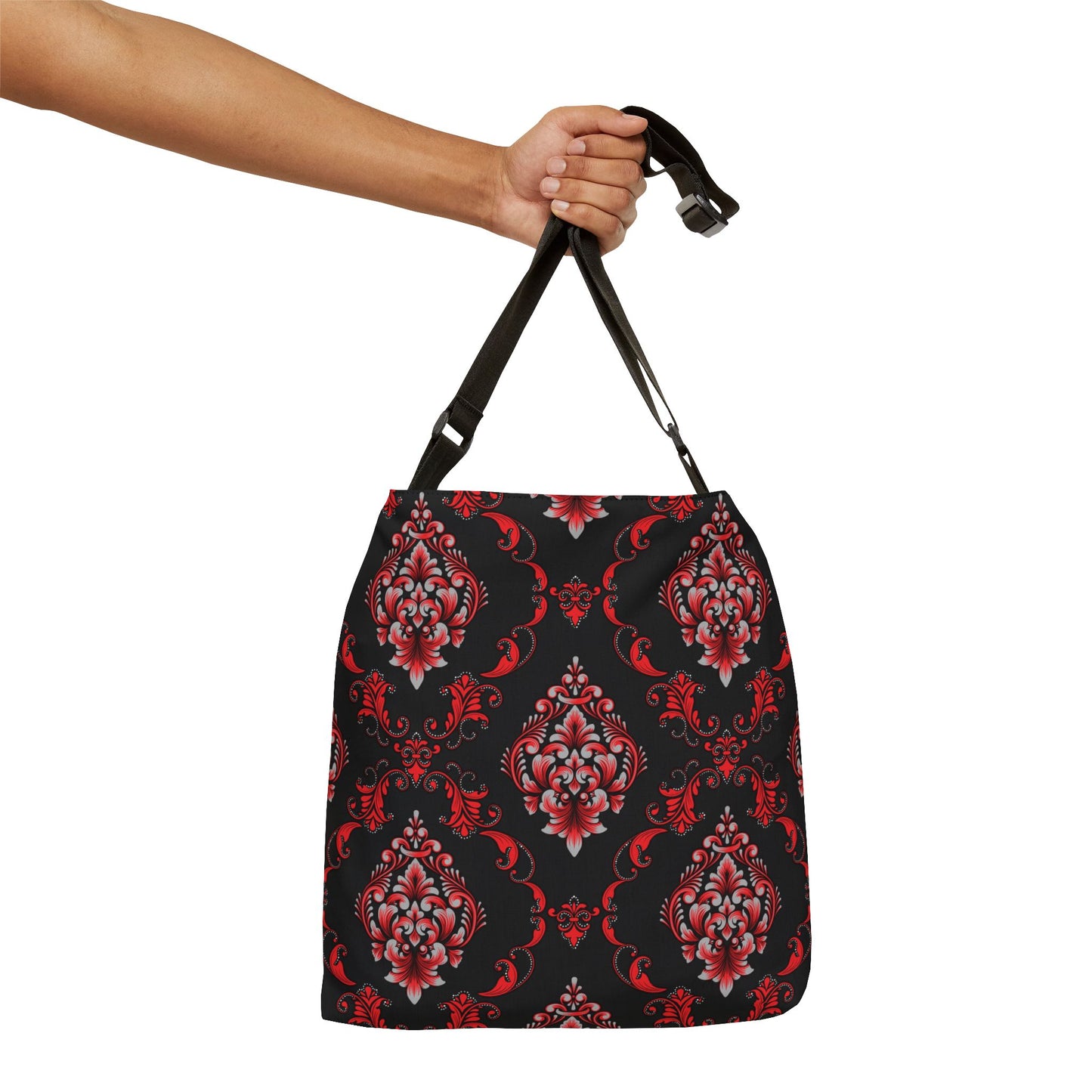 Victorian Halloween Adjustable Tote Bag 16x16