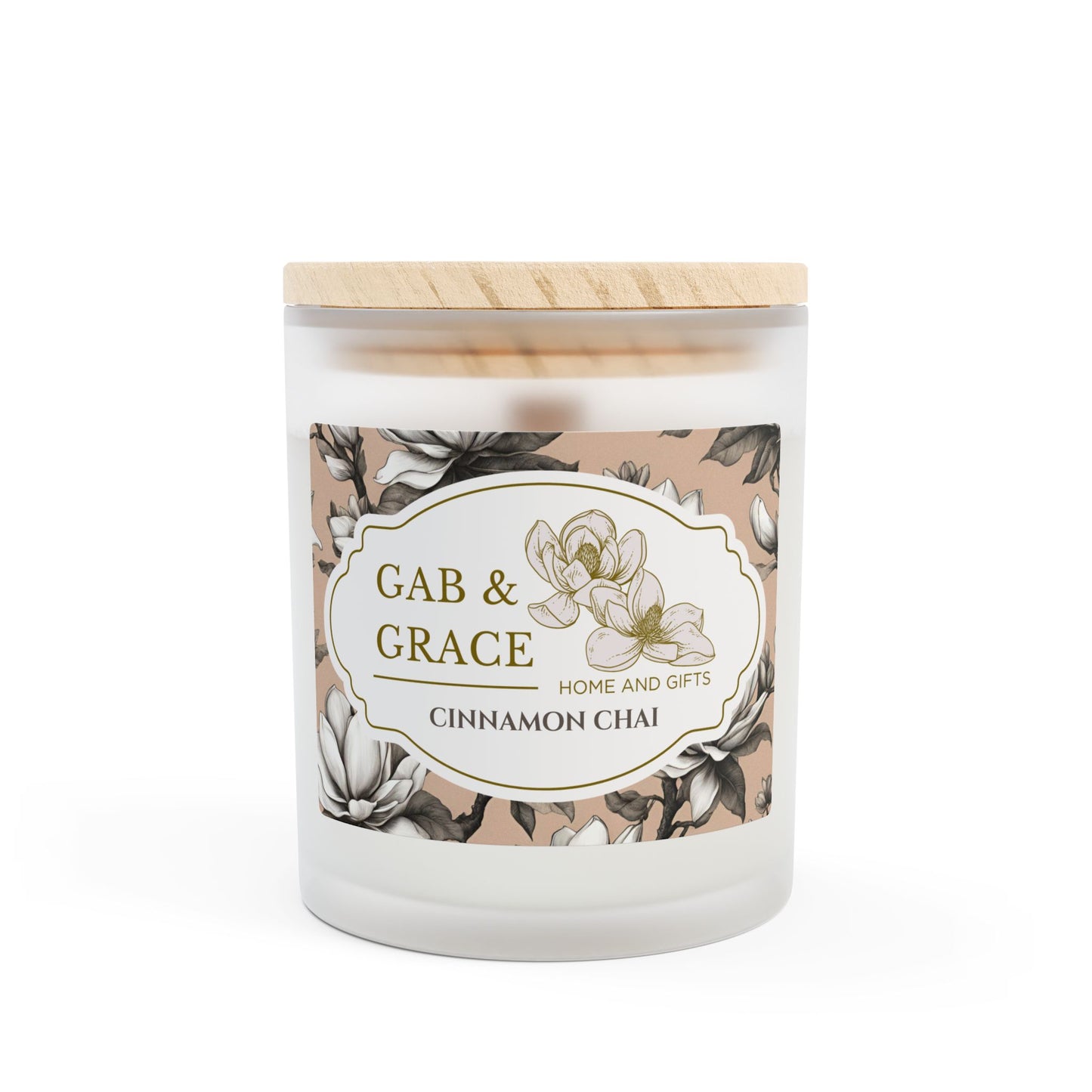 Gab & Grace Home Collection Candle, Cinnamon Chai, 11oz