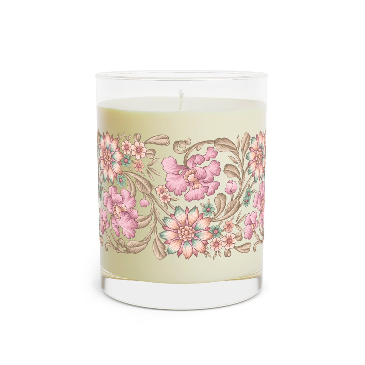 Victorian Floral Candle, 11oz