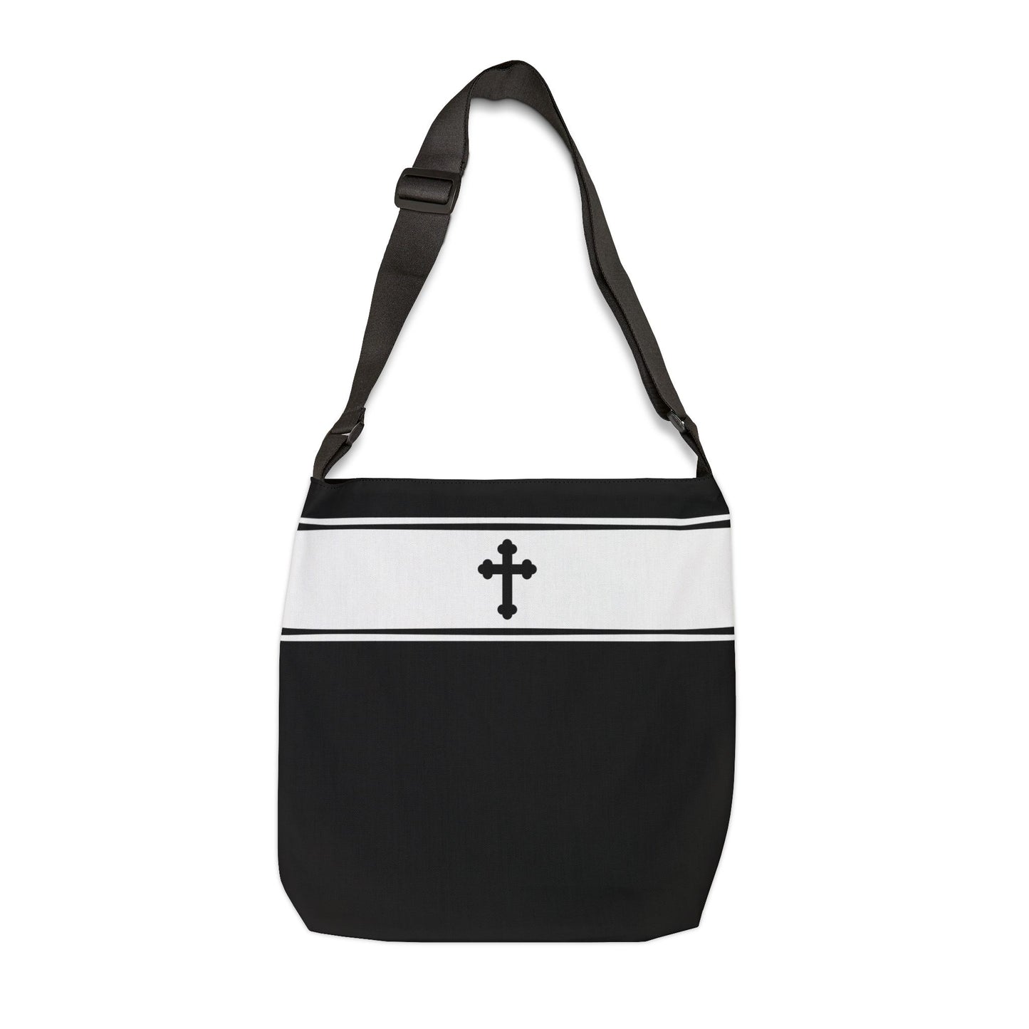 Cross Adjustable Tote Bag, 16x16