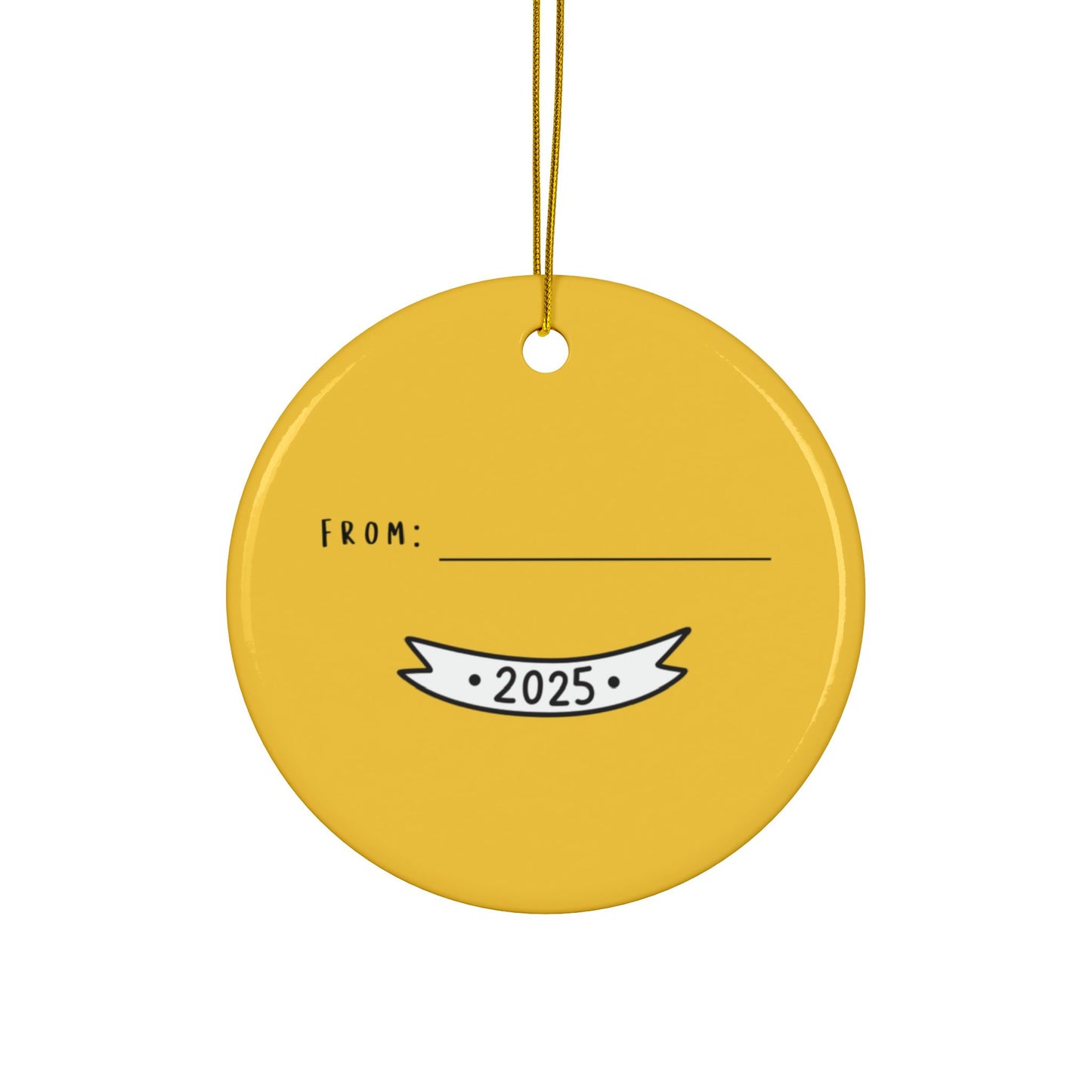 Christmas School Bus Ceramic Ornaments Set (1-10pcs)