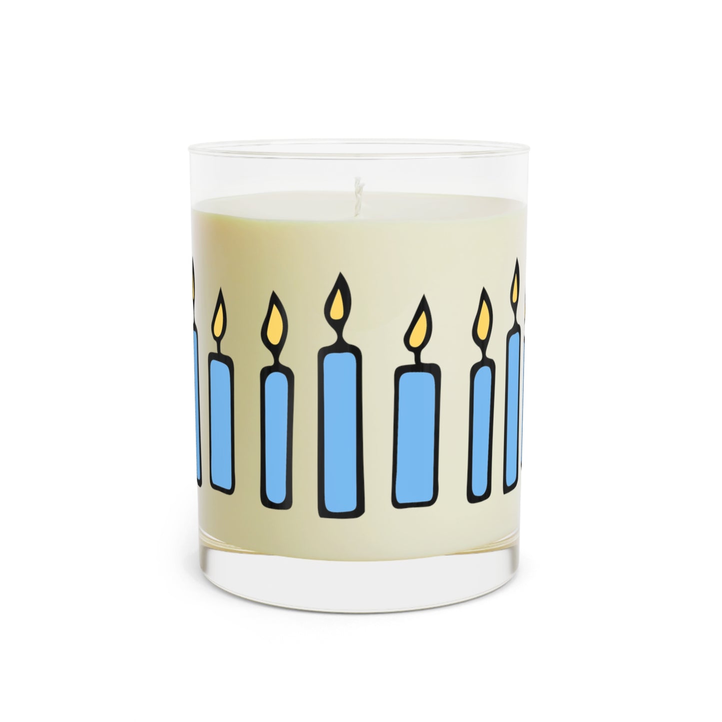 Blue Whimsical Candle, 11oz