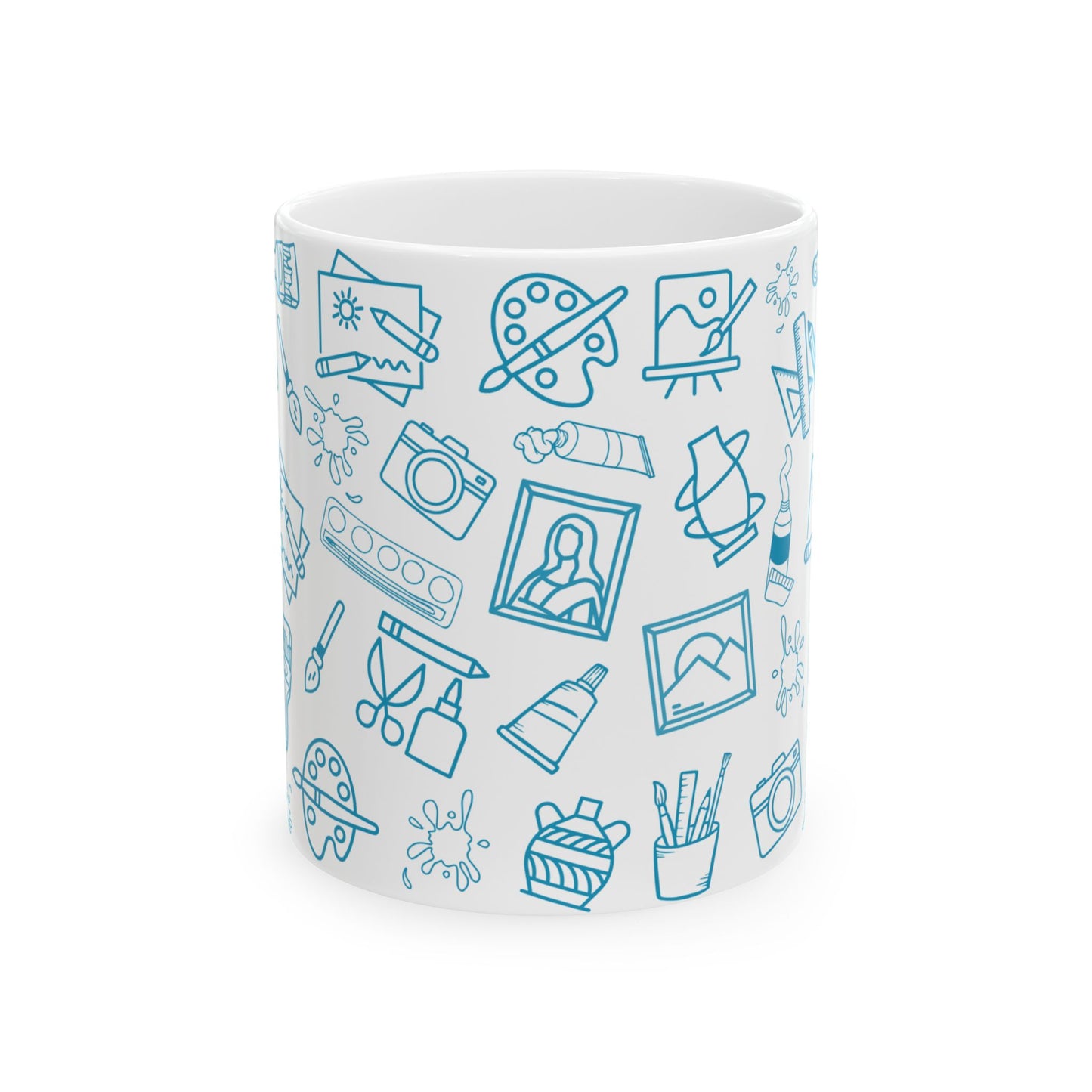 Art Lovers Ceramic Mug - Perfect for Artists and Teachers!