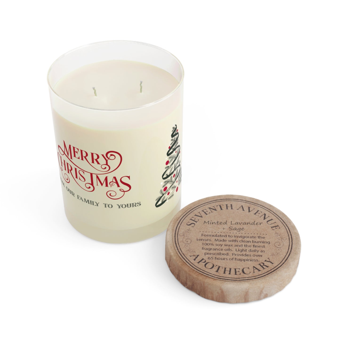 From Our Family to Yours Candle, Minted Lavender & Sage, 11oz